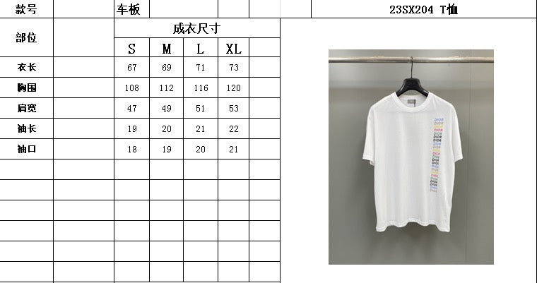 Weißes T-Shirt - Größe XL
