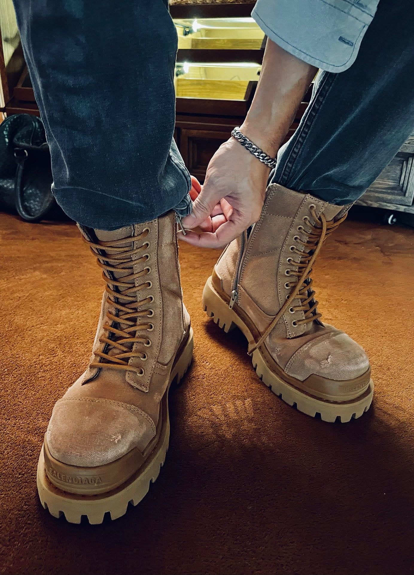 Black, Grey and Khaki Shoes - FashionHype.xyz