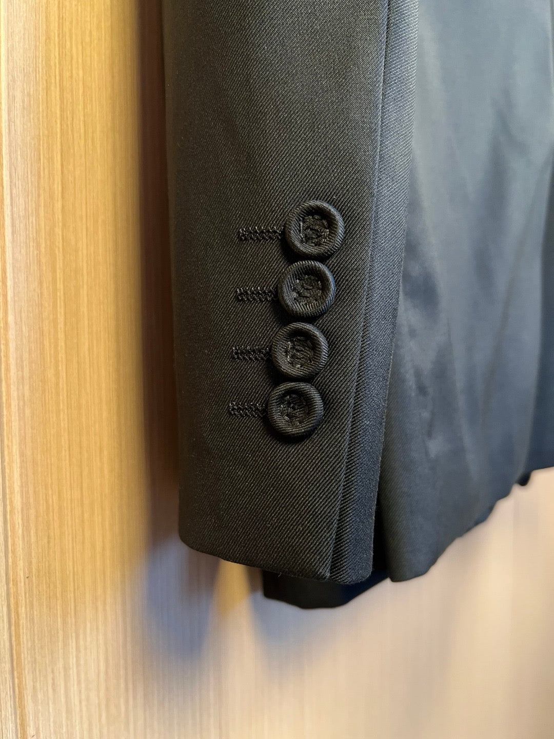 Black Jacket and Pant Suit