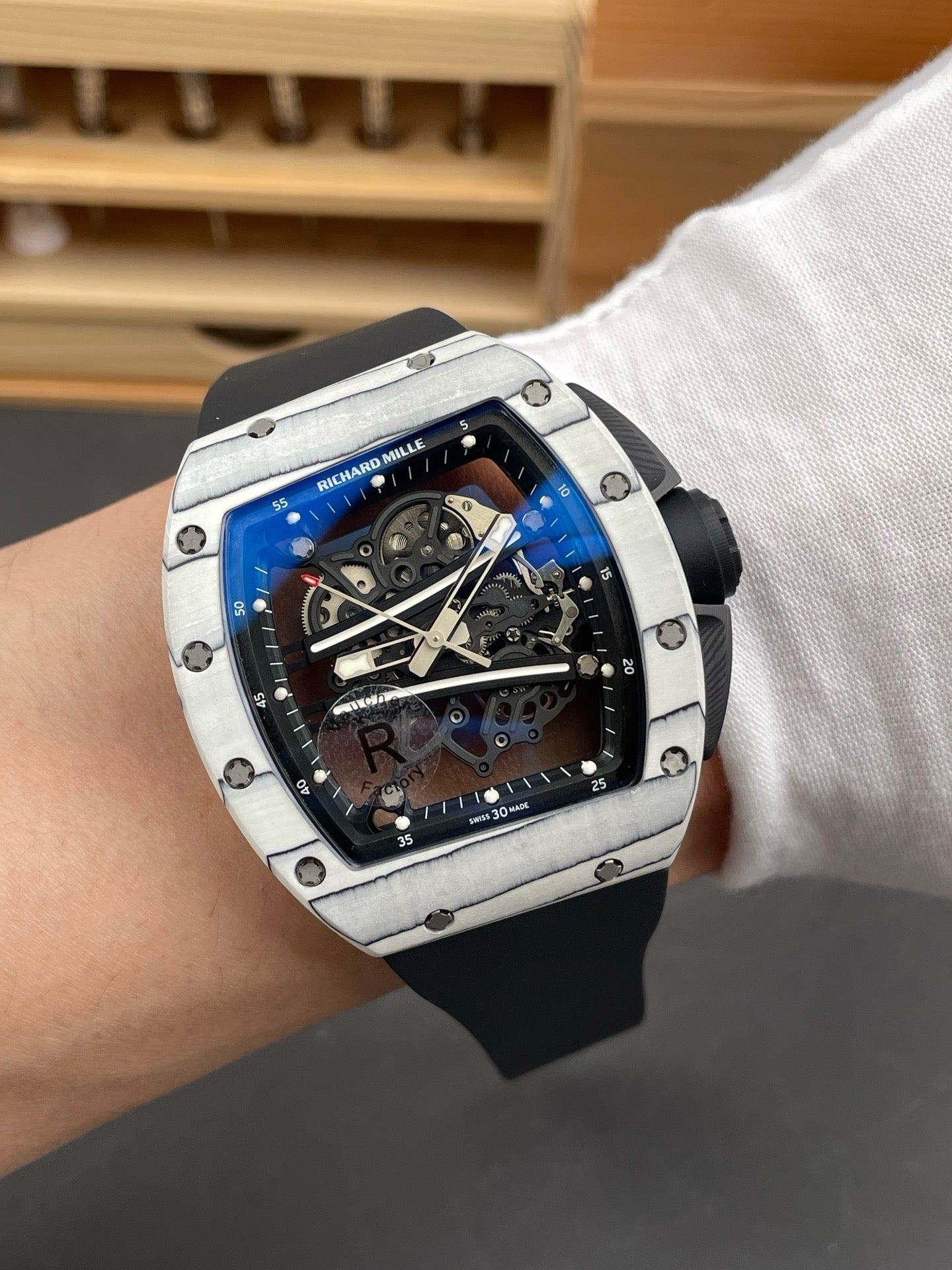 Black White Watch - FashionHype.xyz