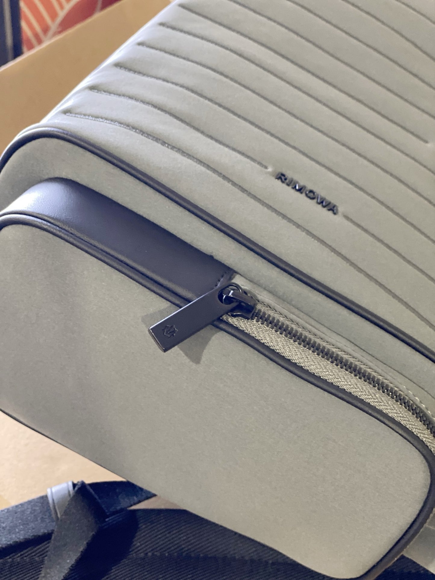 Grey Blue Backpack