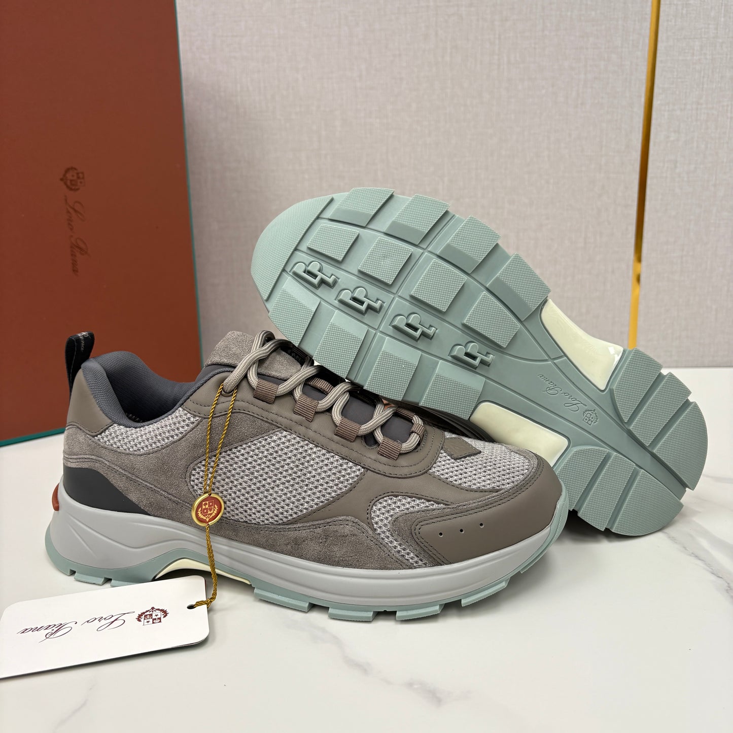 Off-white grey, Dark grey and Brown grey Shoes