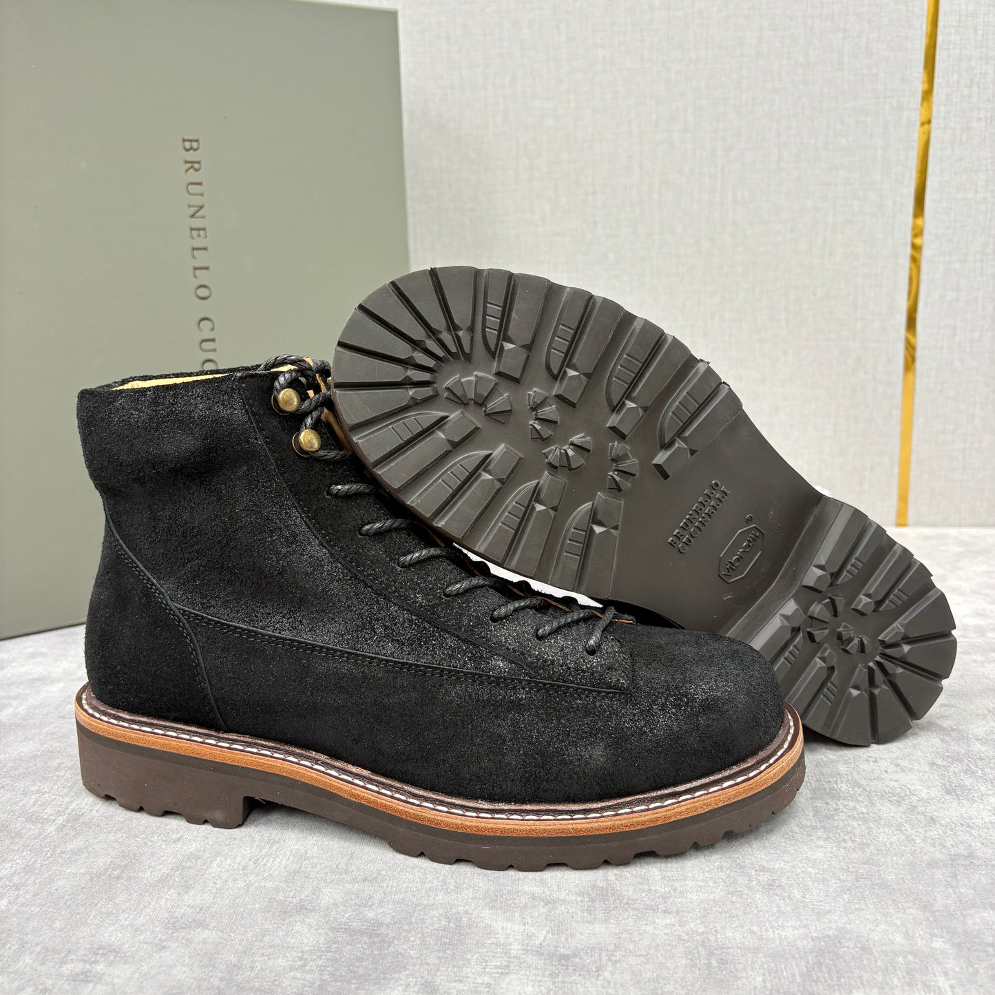 Brown and Black Shoes