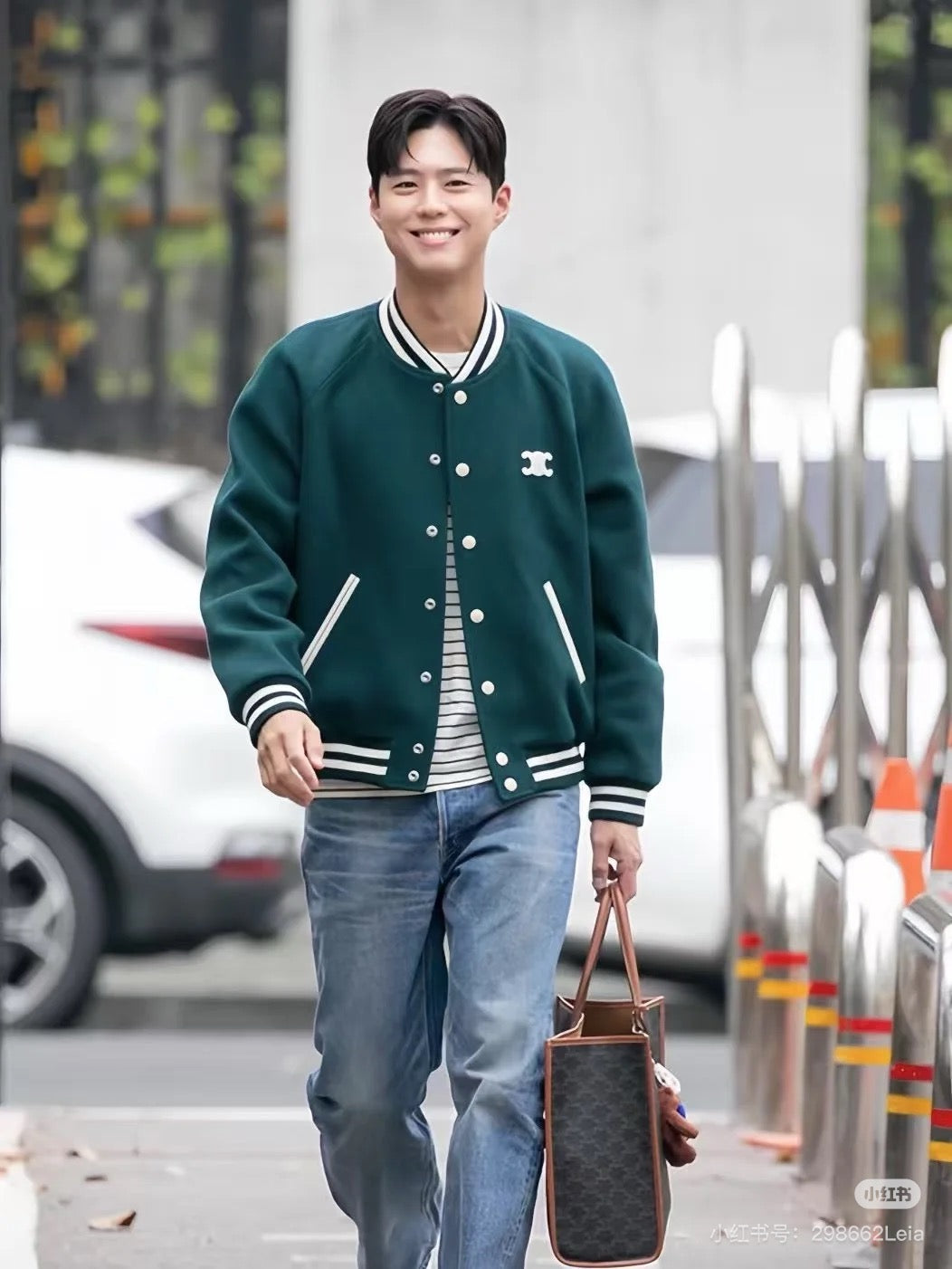 Black and Dark green Jacket