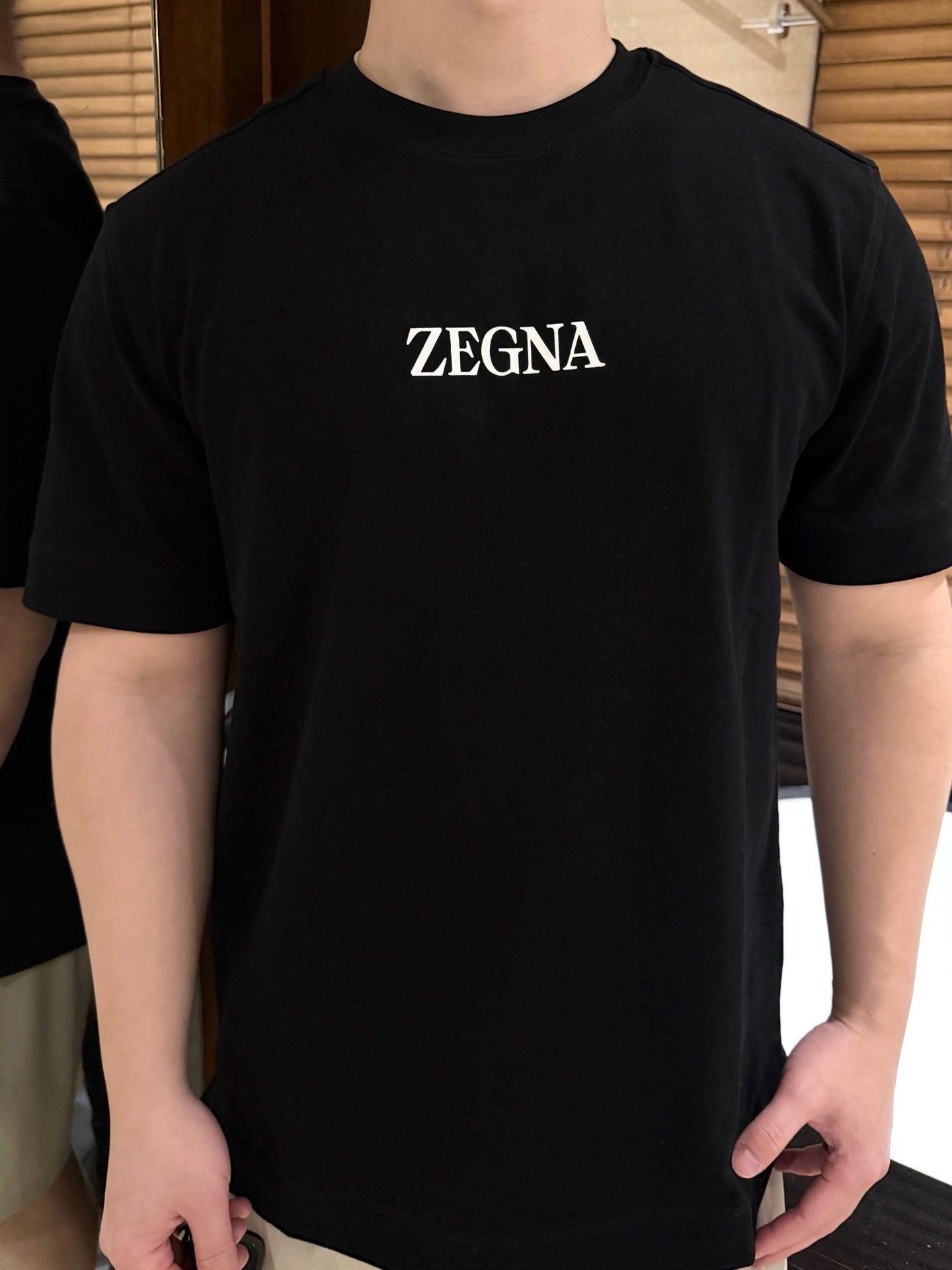 Grey, Black and White T-Shirt