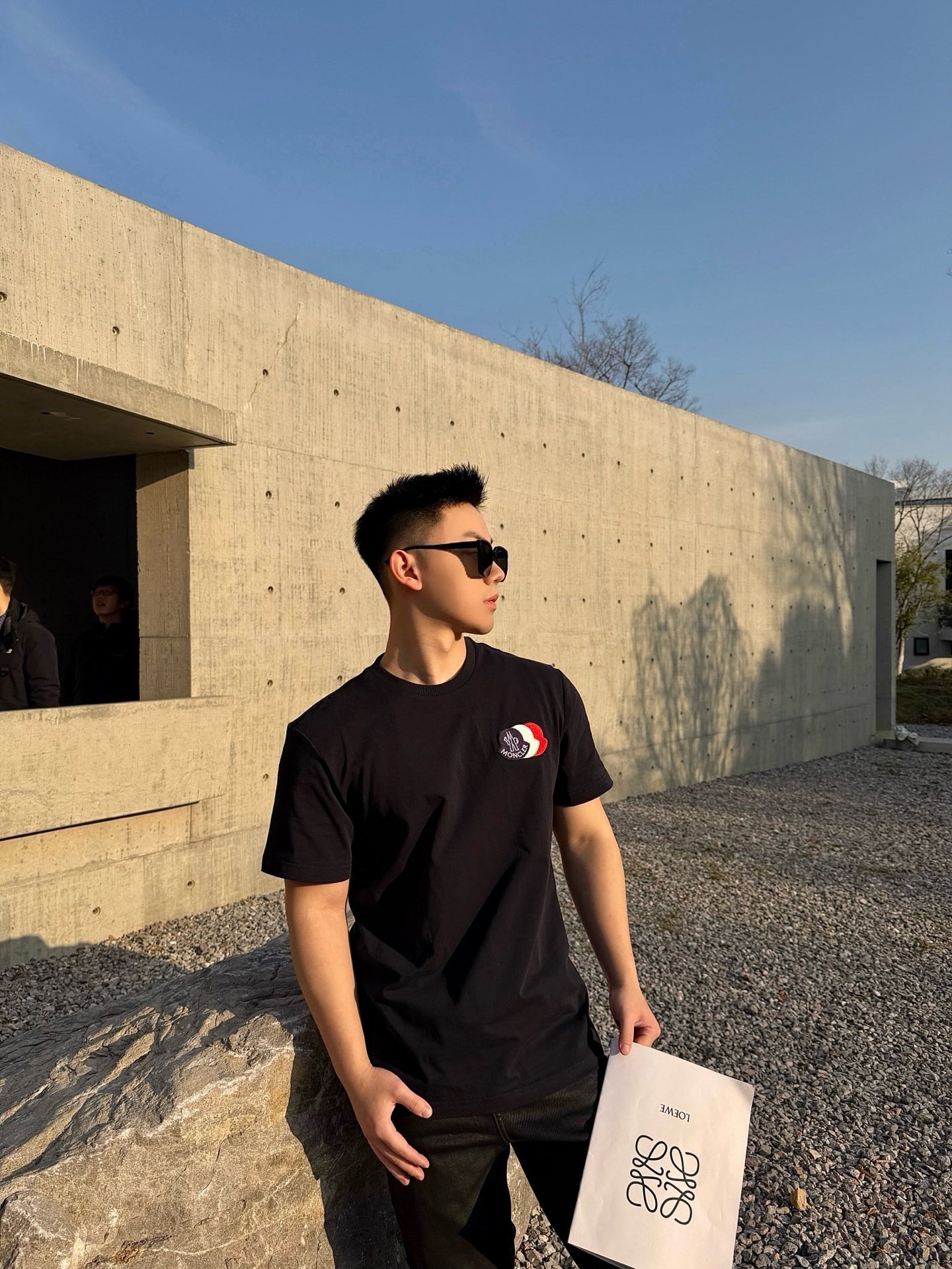 White and Black T-Shirt