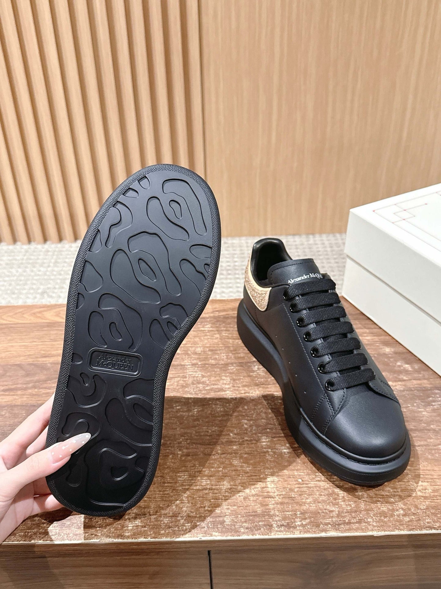 White and Black Shoes