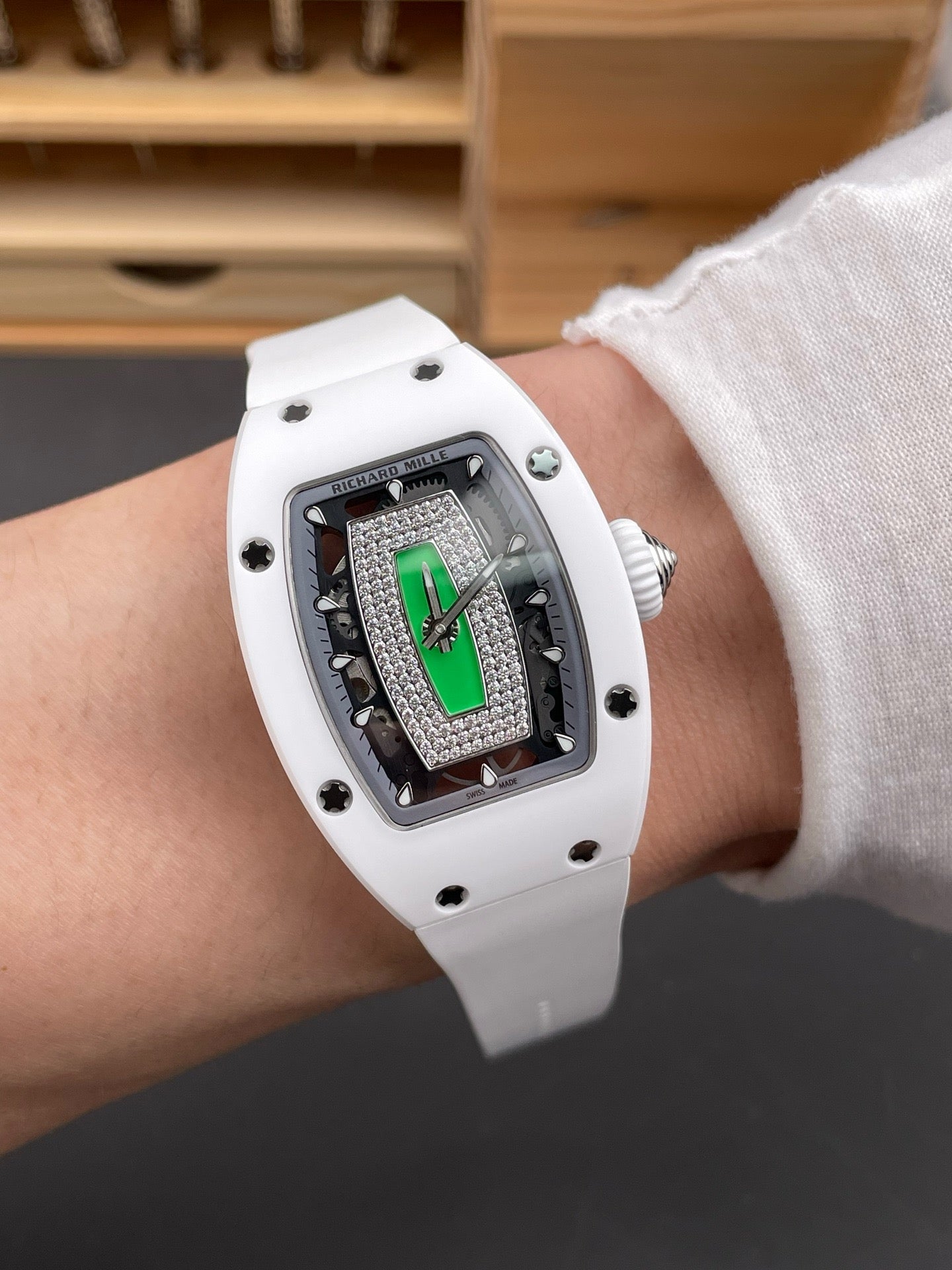 Multi-color white Watch