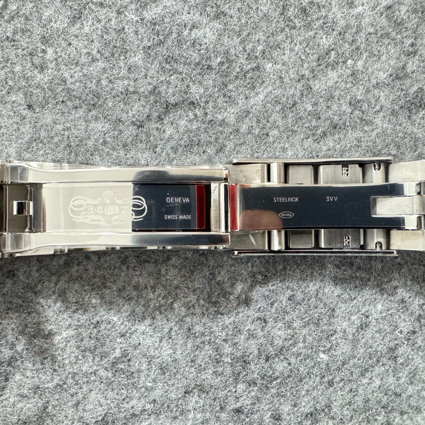 Silver black and Silver green Watch