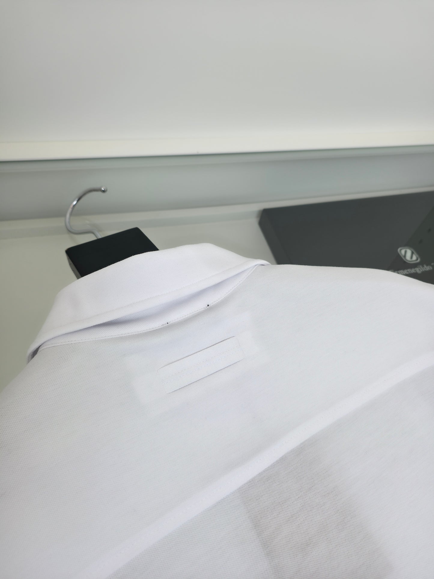 Grey, Black and White Polo