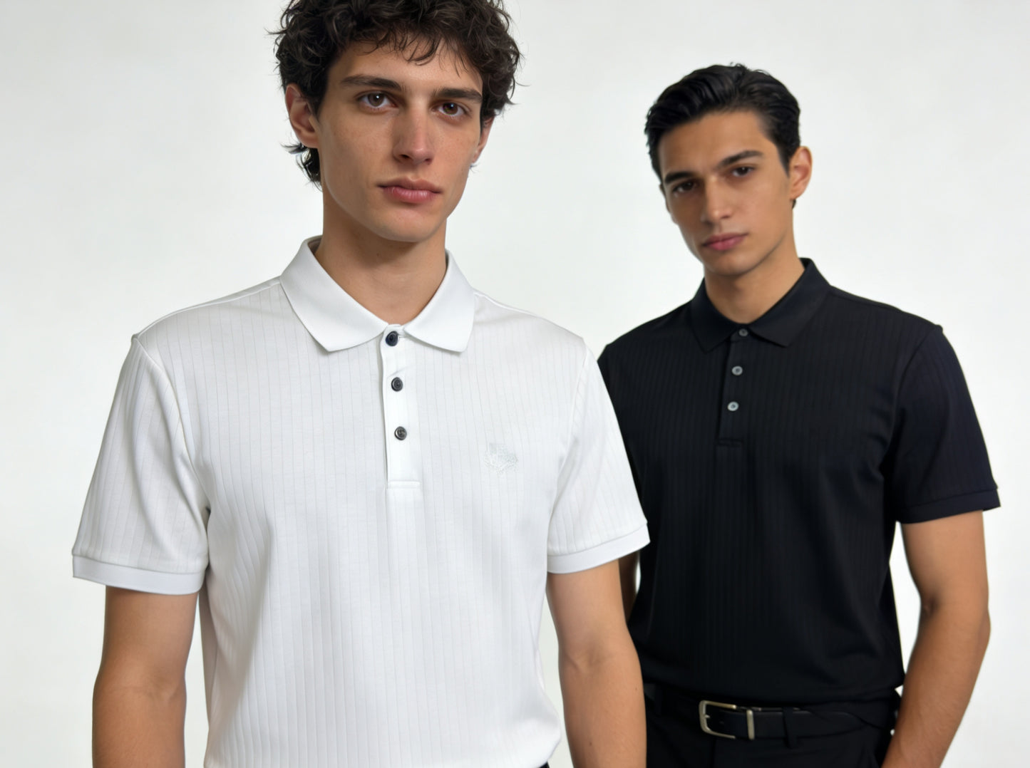 Black and White Polo