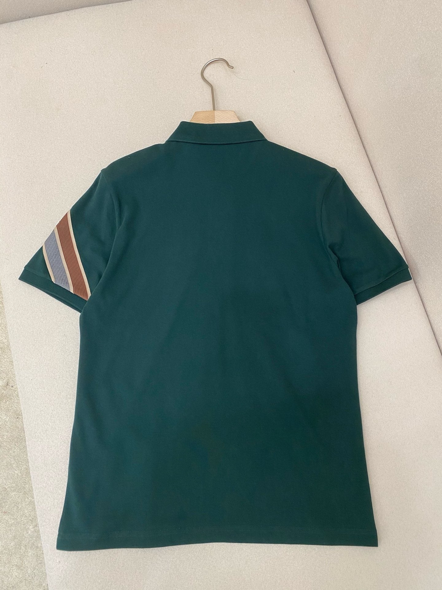 White, Black and Dark green Polo
