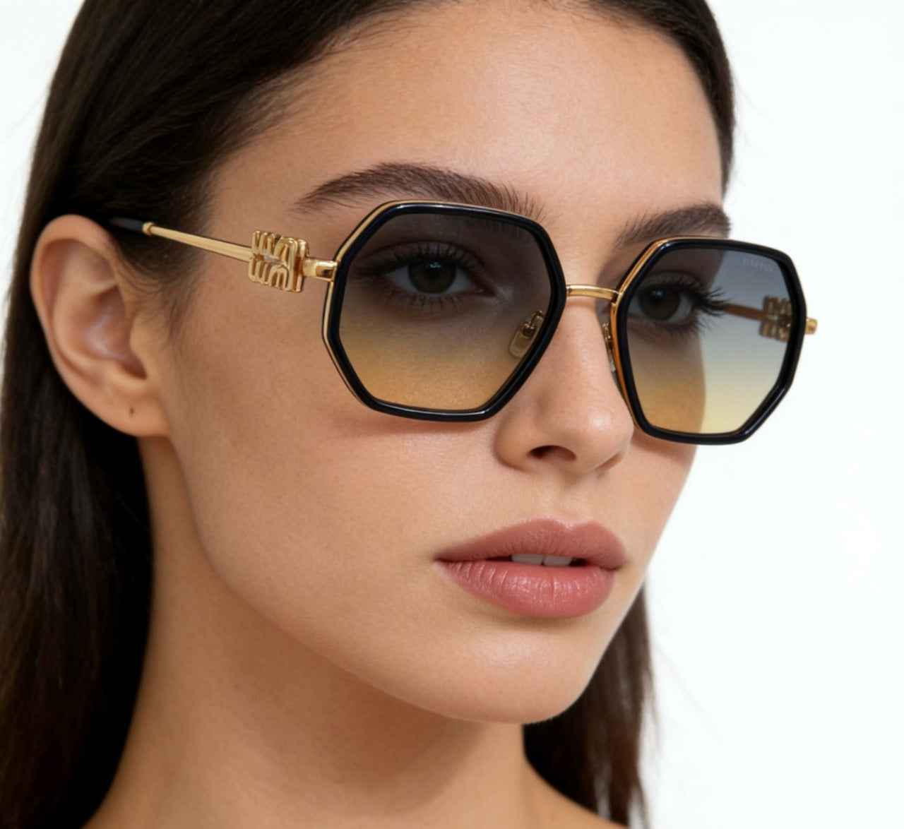 Mehrfarbige Sonnenbrille