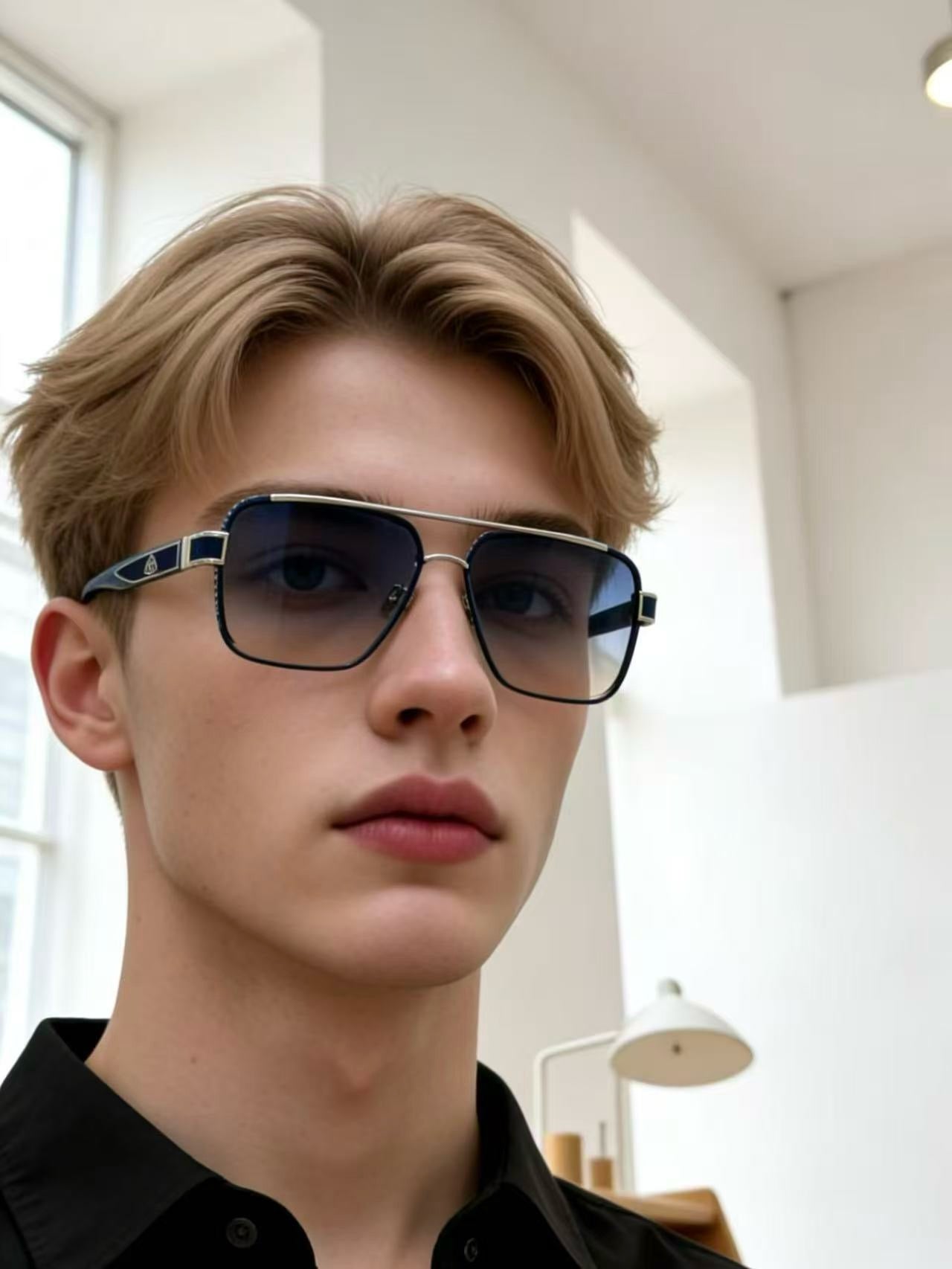 Mehrfarbige Sonnenbrille