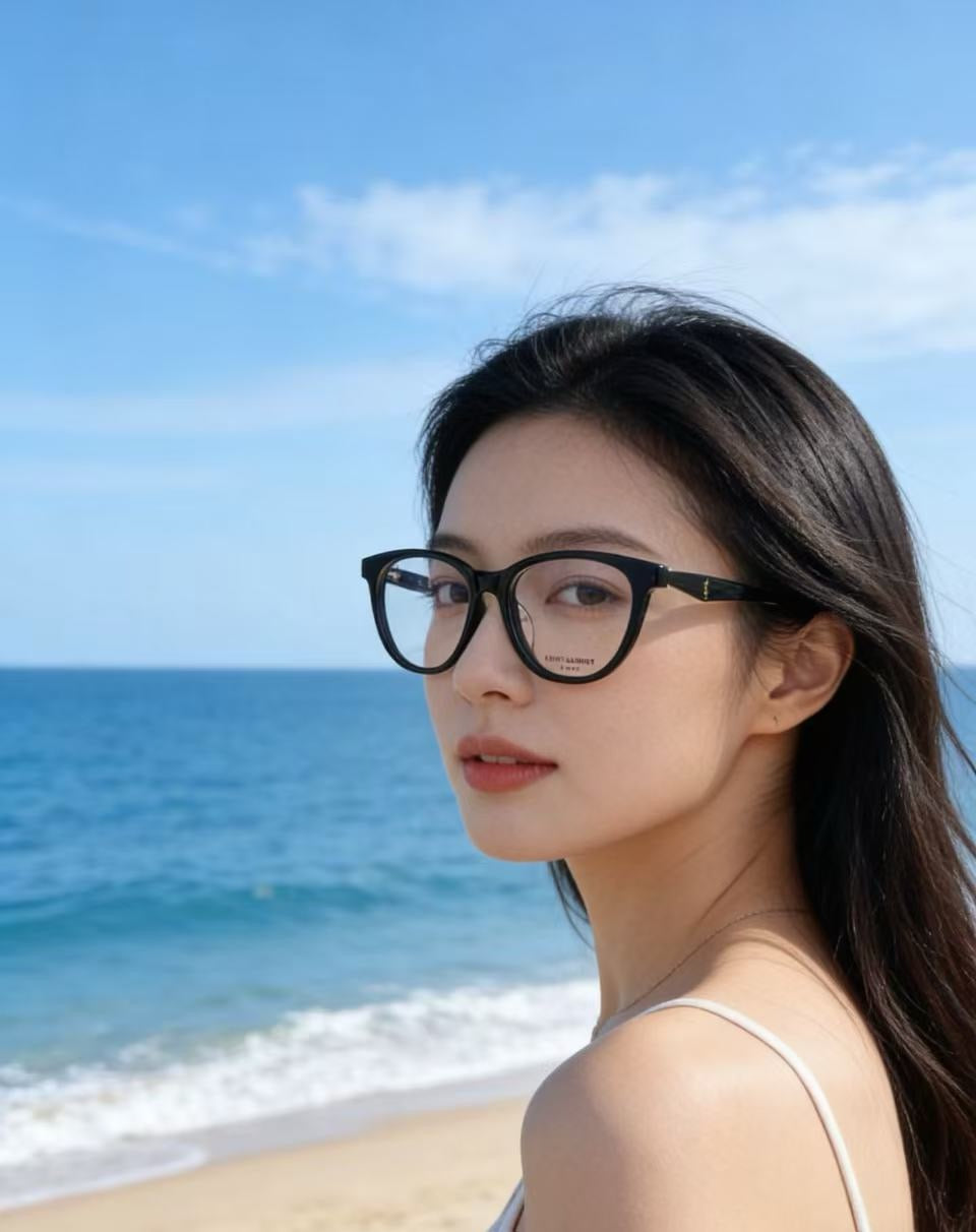 Mehrfarbige Sonnenbrille