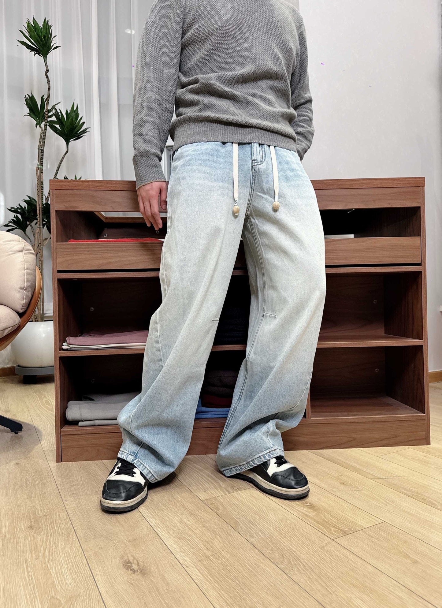 Blue Vintage Pant