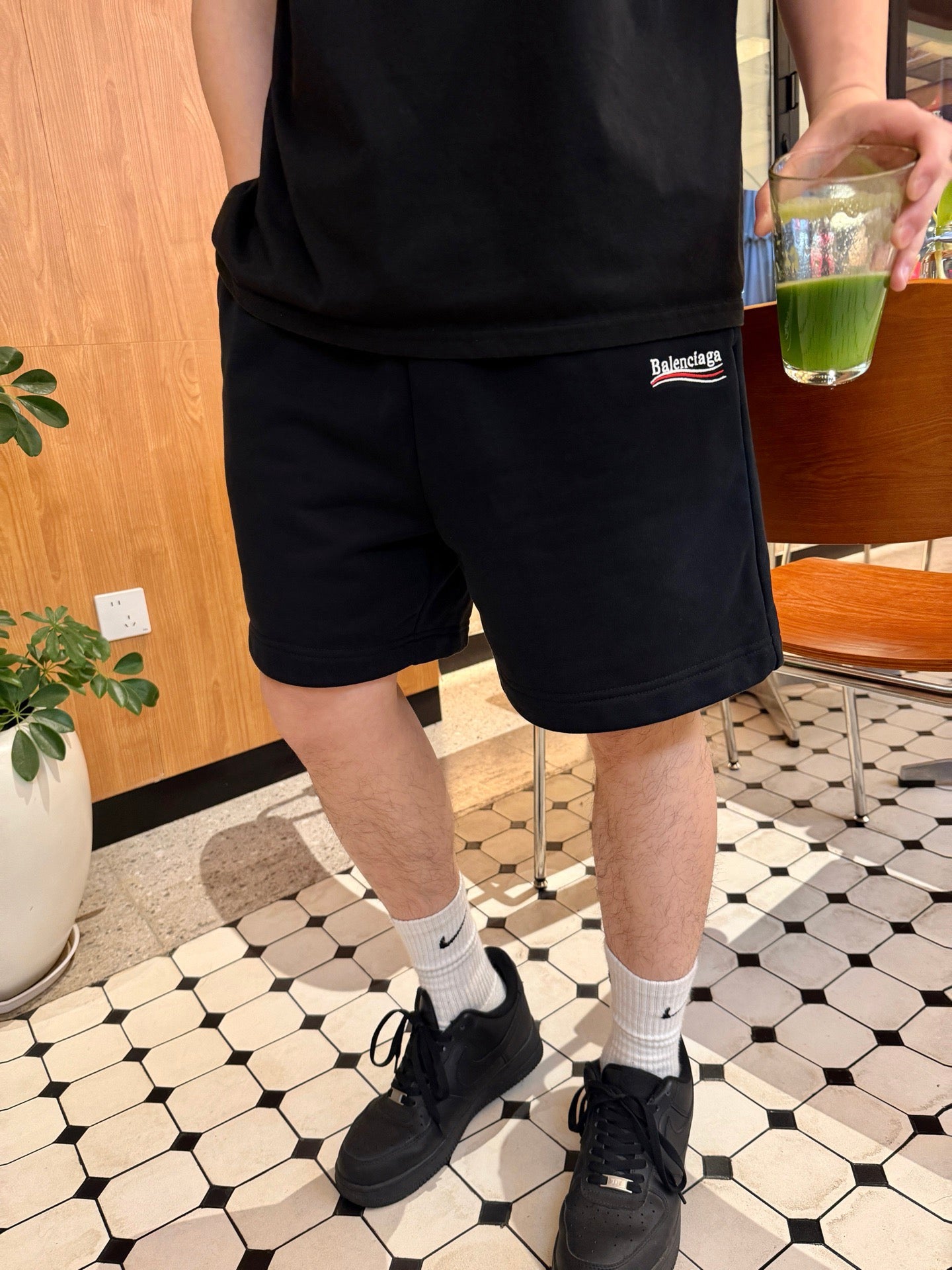 Black and Grey Short