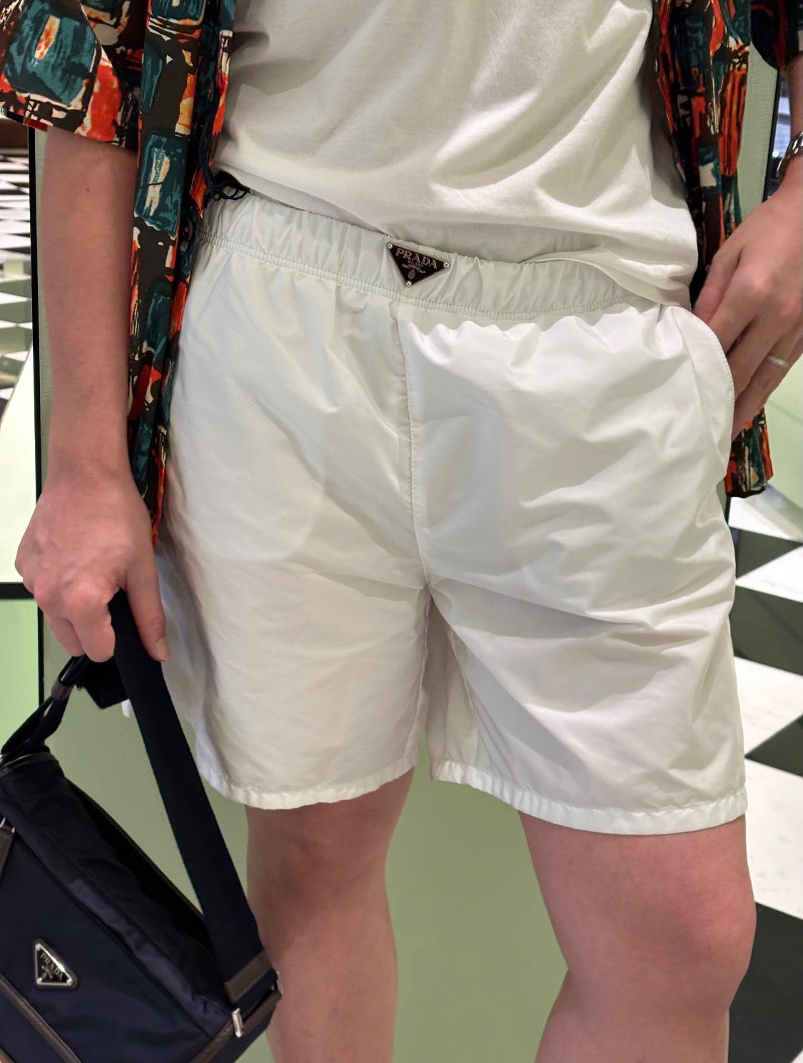 Black and white Short