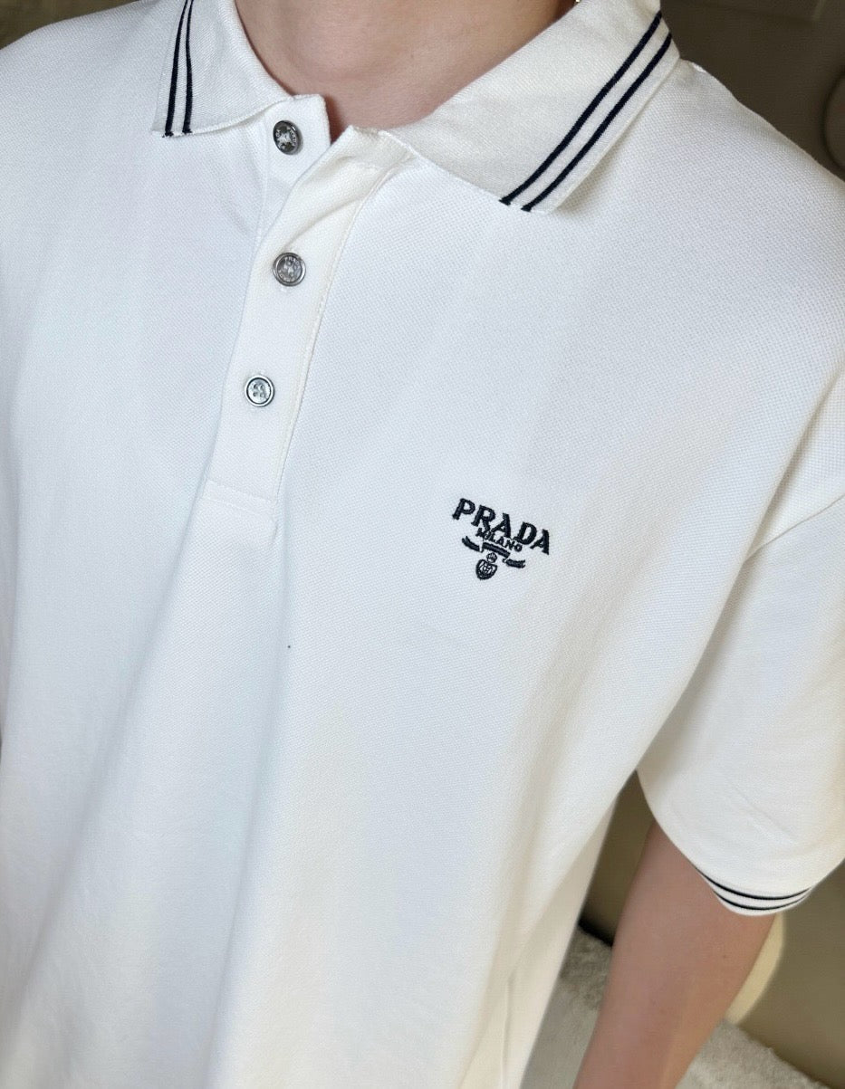 Black and White Polo