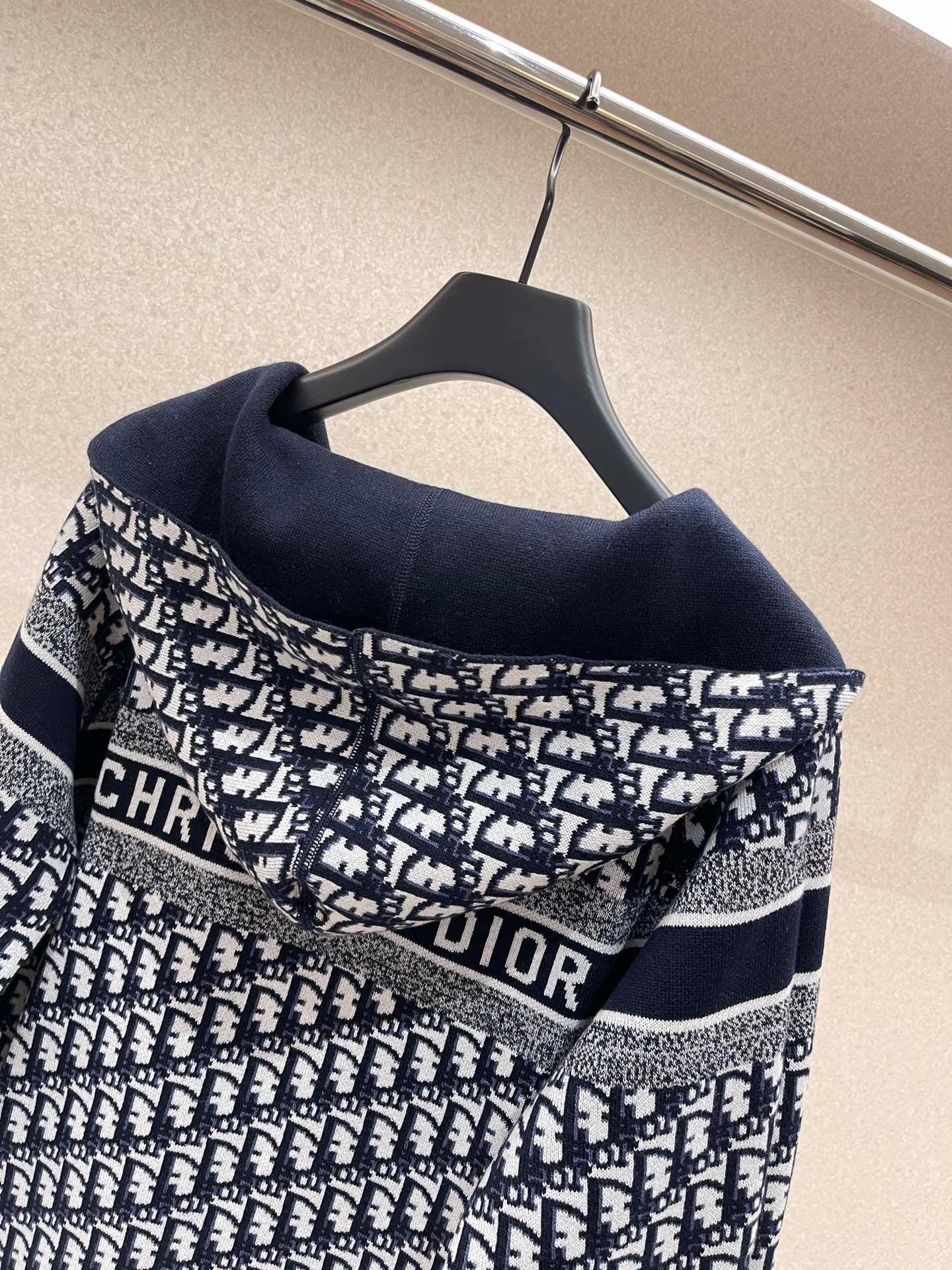 Dark blue and Grey Jacket - FashionHype.xyz