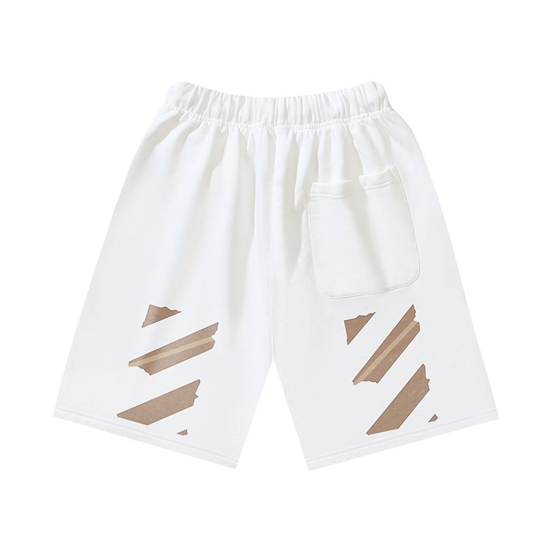 Schwarz-weiße Shorts