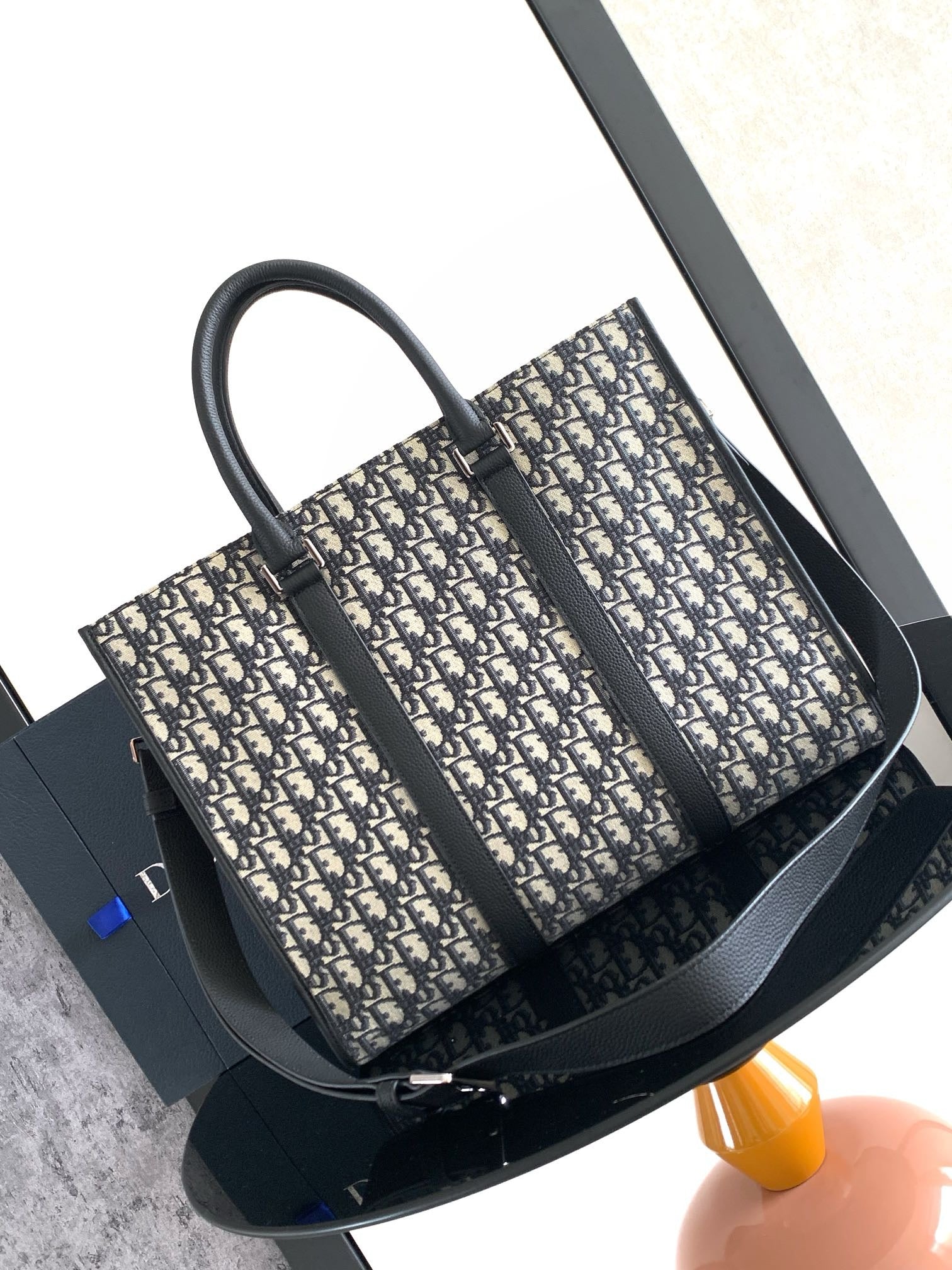 Apricot and Black Bag - FashionHype.xyz