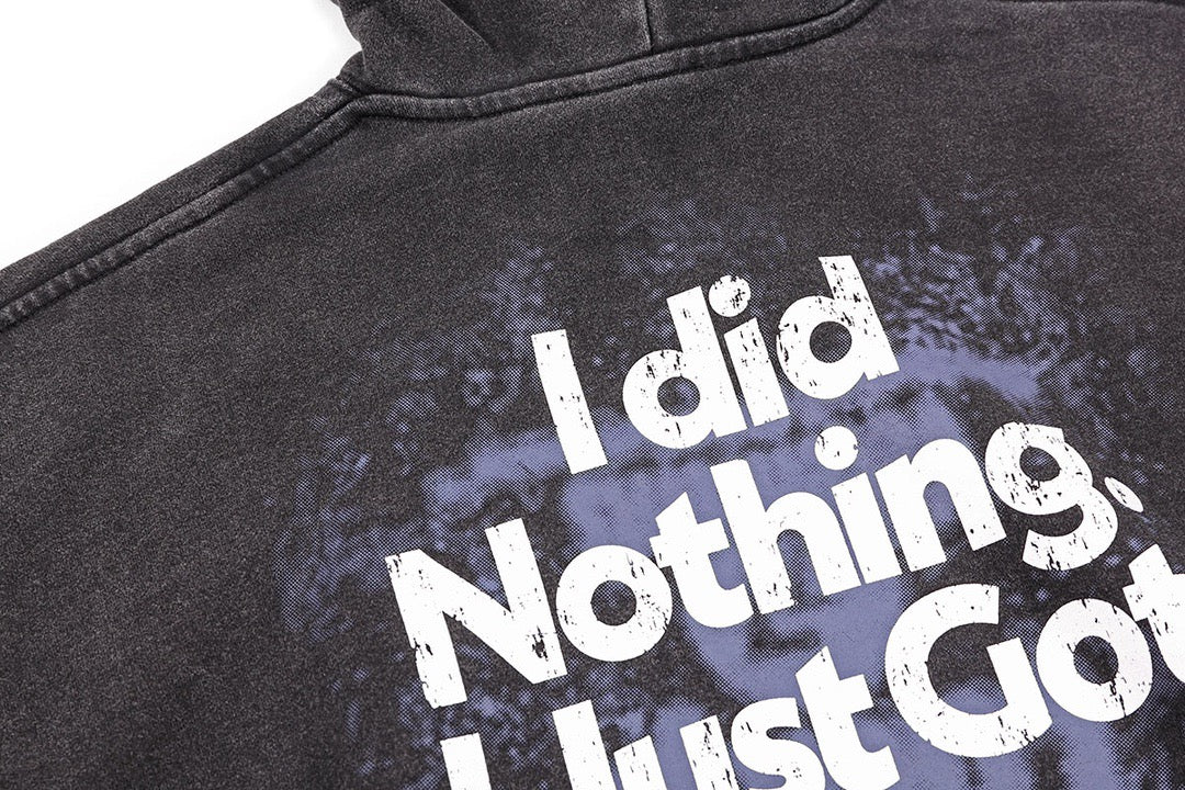 Schwarzer Hoodie