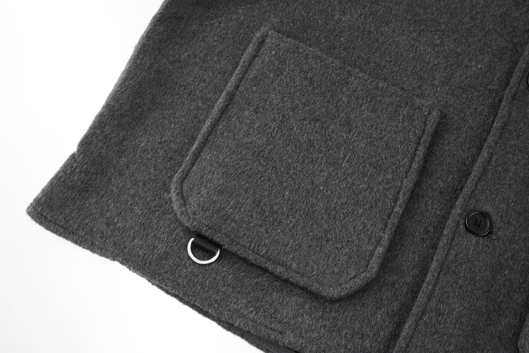 Graue Jacke