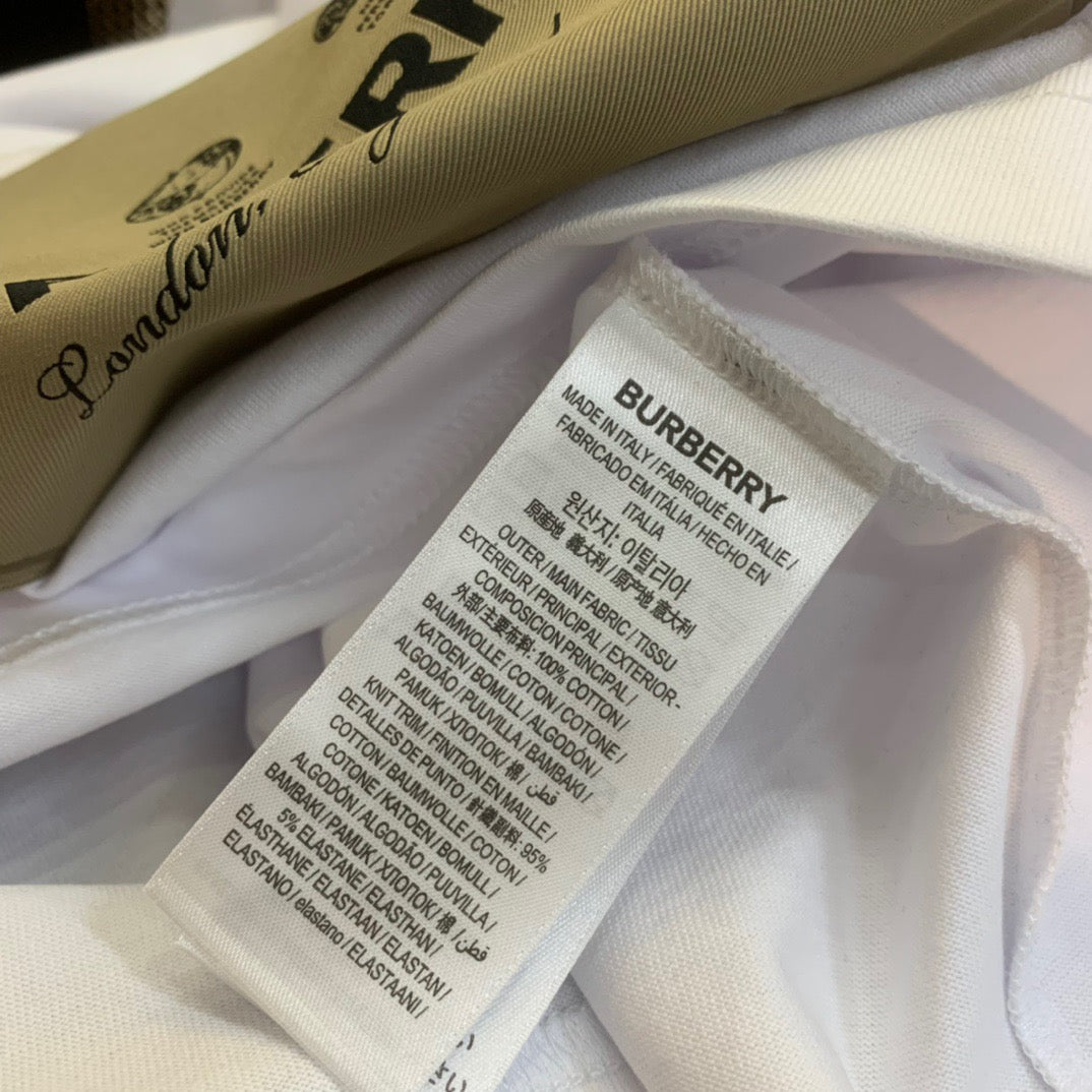 Khaki, Schwarz und Weiß T-Shirt
