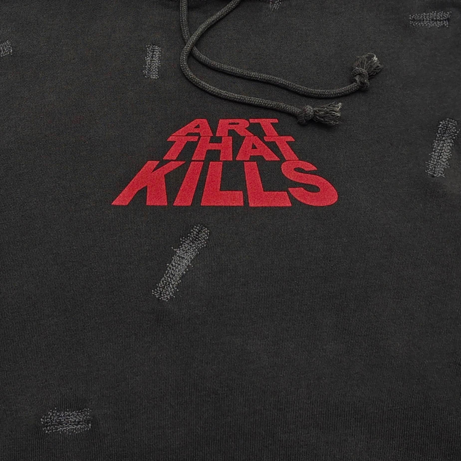 Schwarzer Hoodie