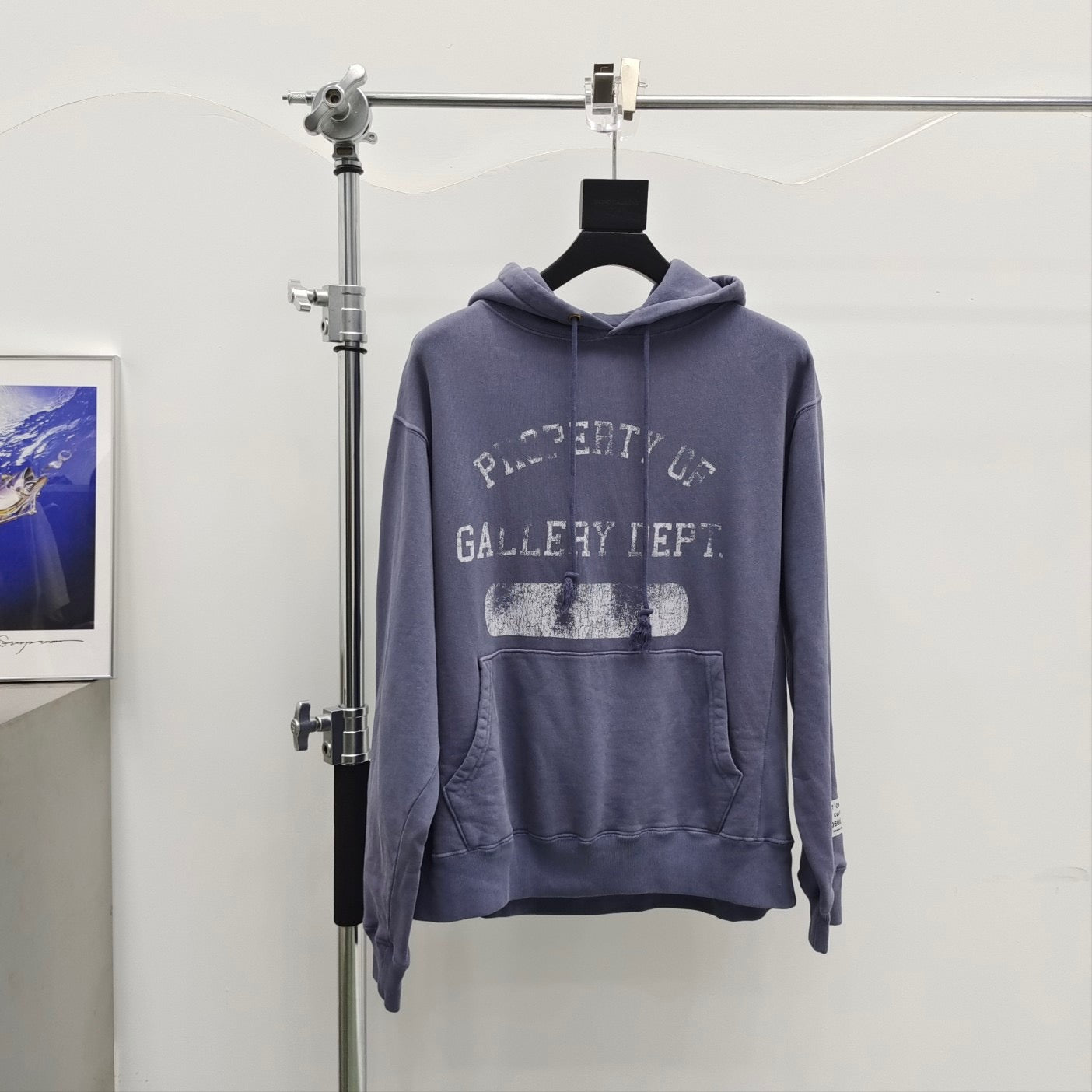Grauer Hoodie
