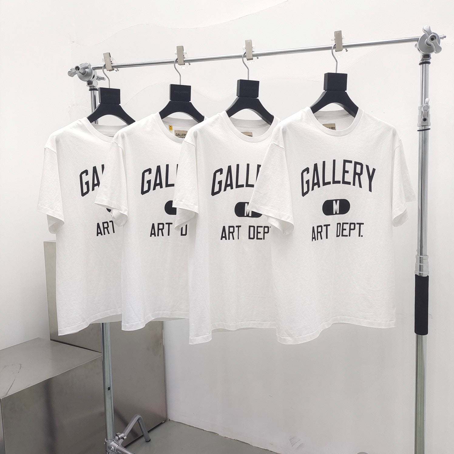 White, Navy blue and Ice blue T-shirt - FashionHype.xyz