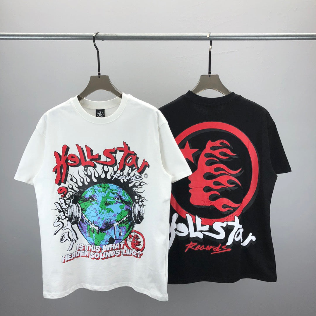 Schwarz-weißes T-Shirt