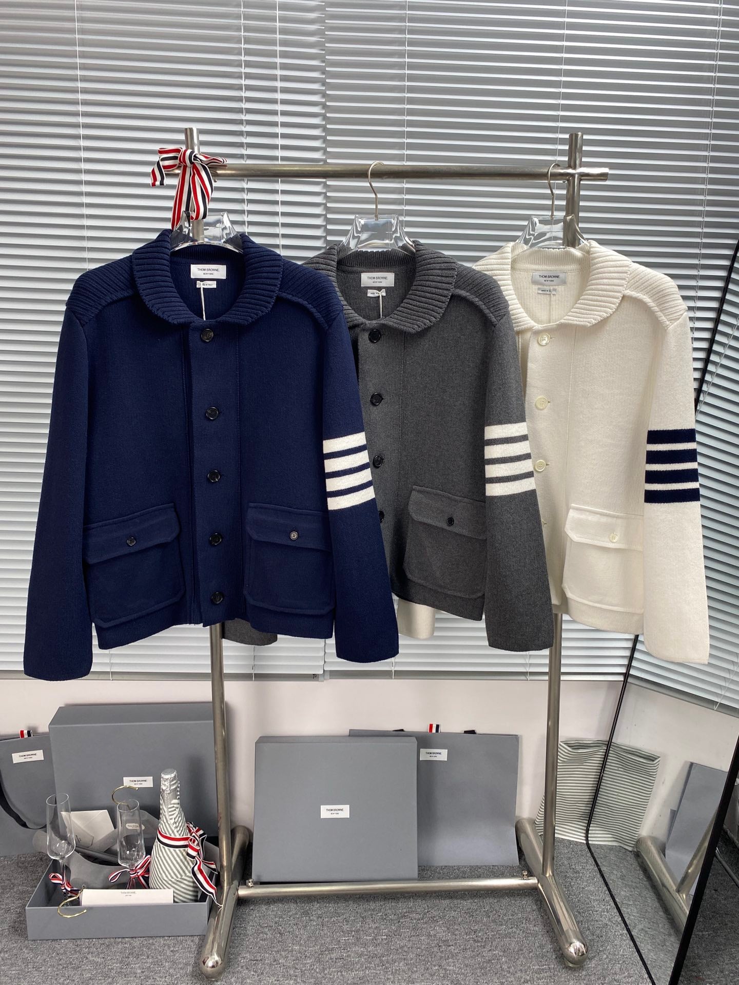 Mehrfarbige Jacke