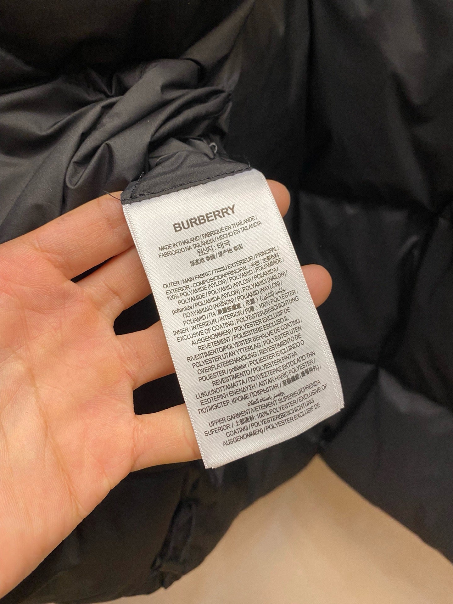 Schwarze Khaki-Jacke