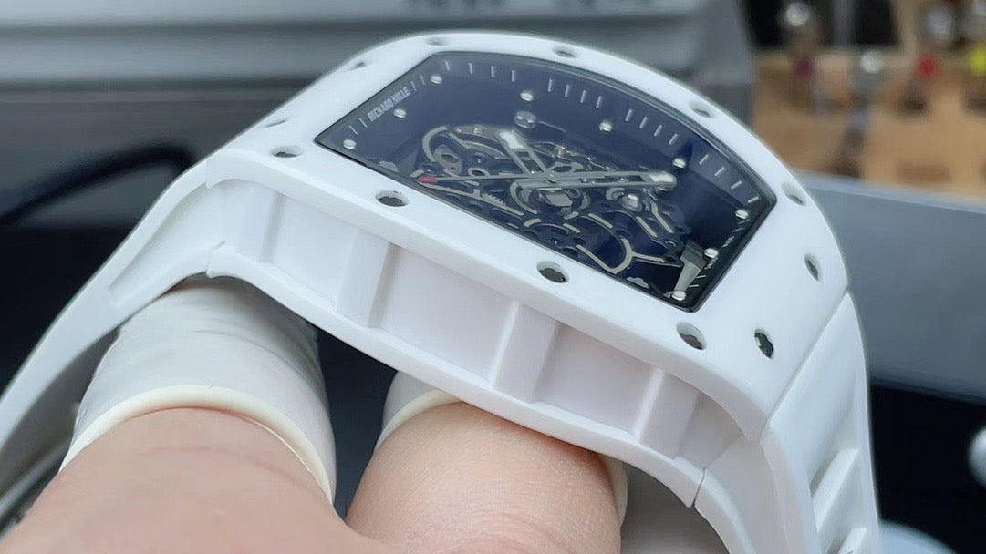 Weiße Uhr
