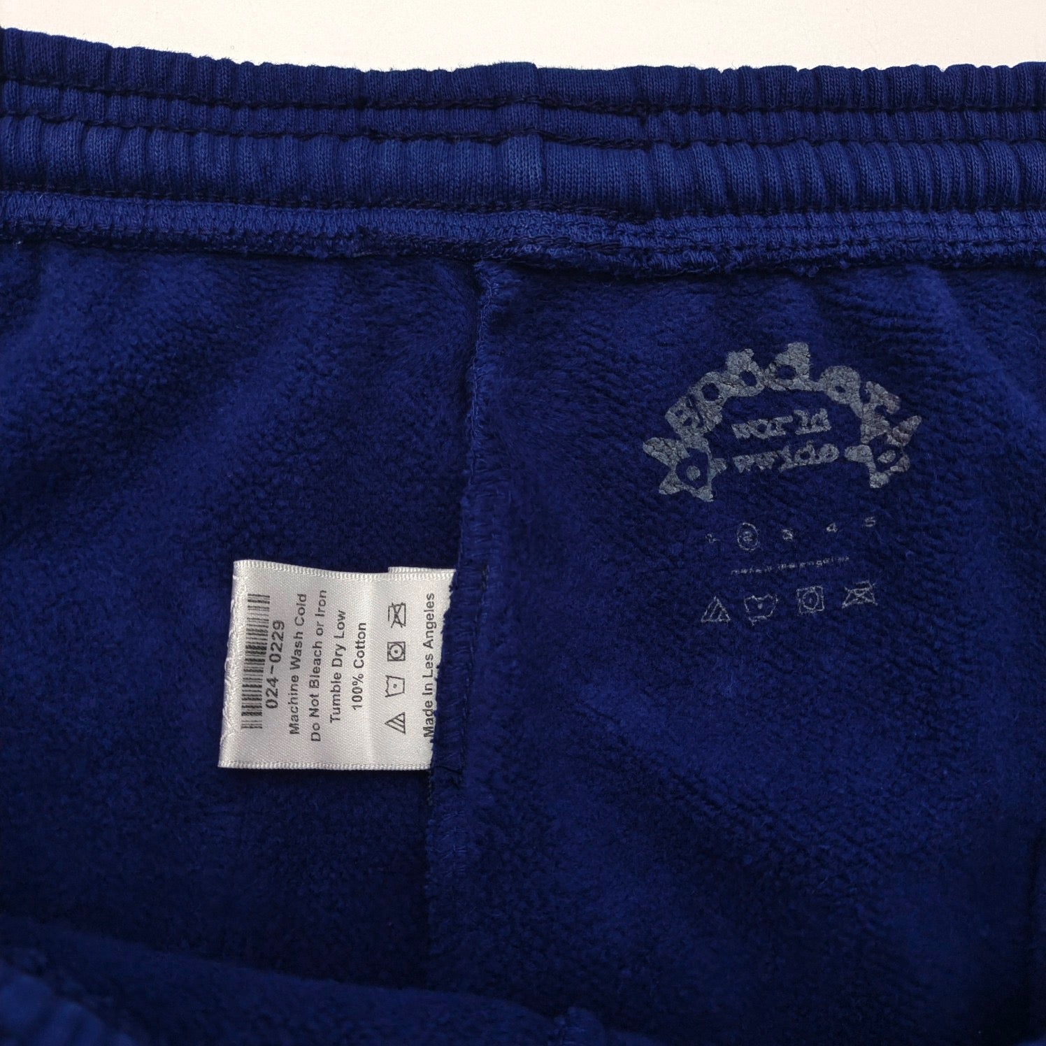Blaue Hose