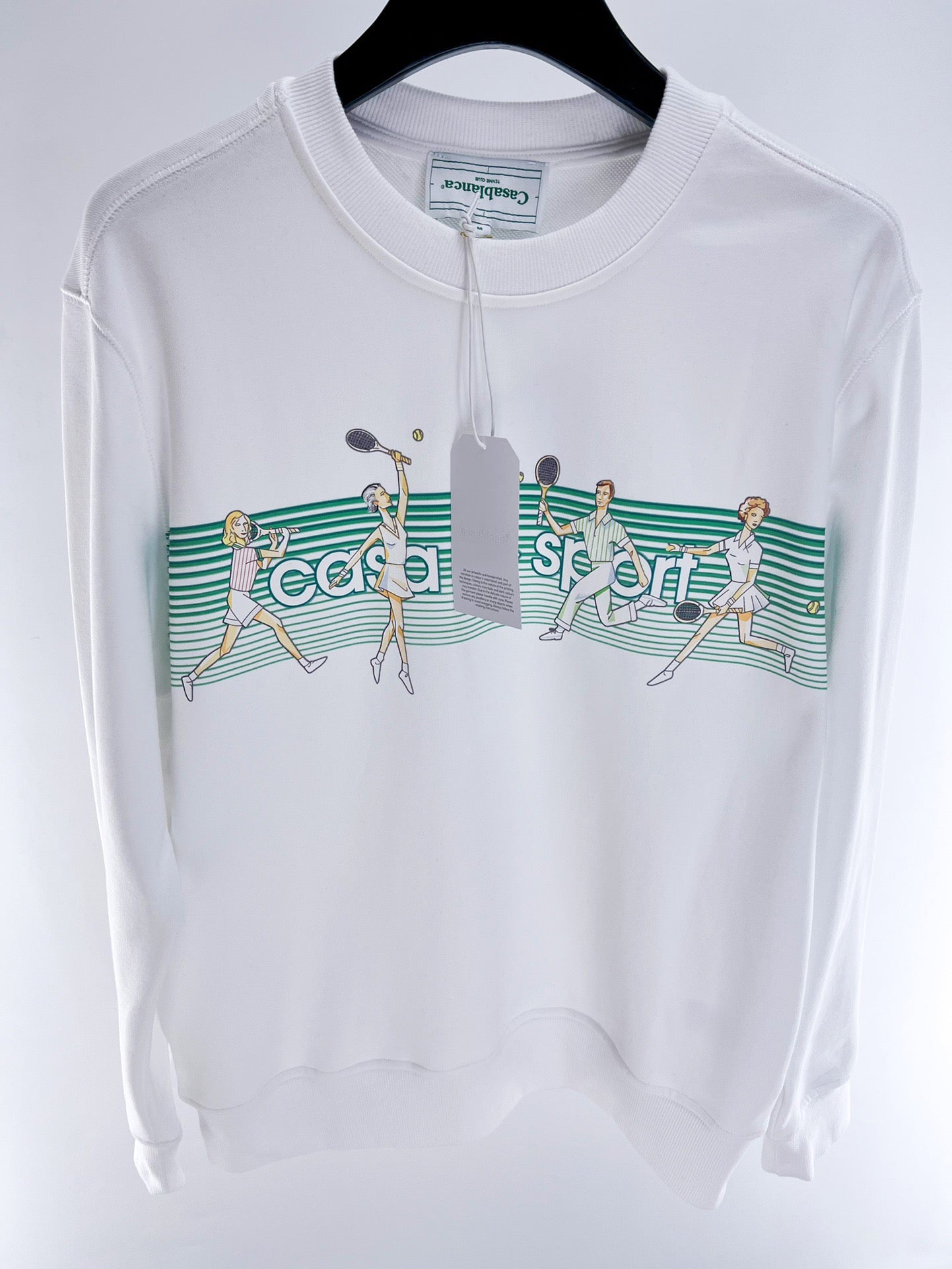 Schwarz-weißes Sweatshirt