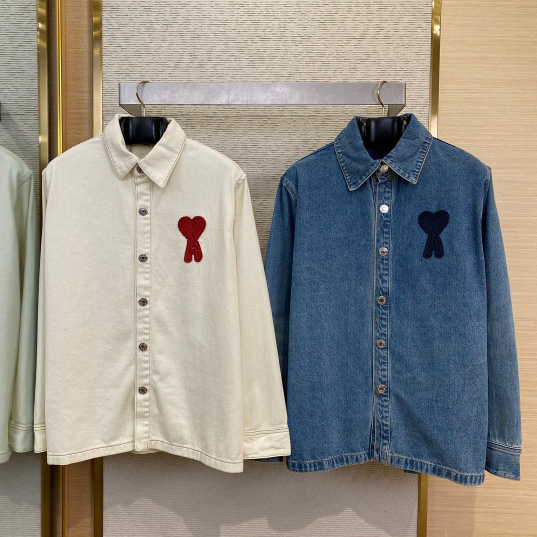 Beige and Blue Jacket