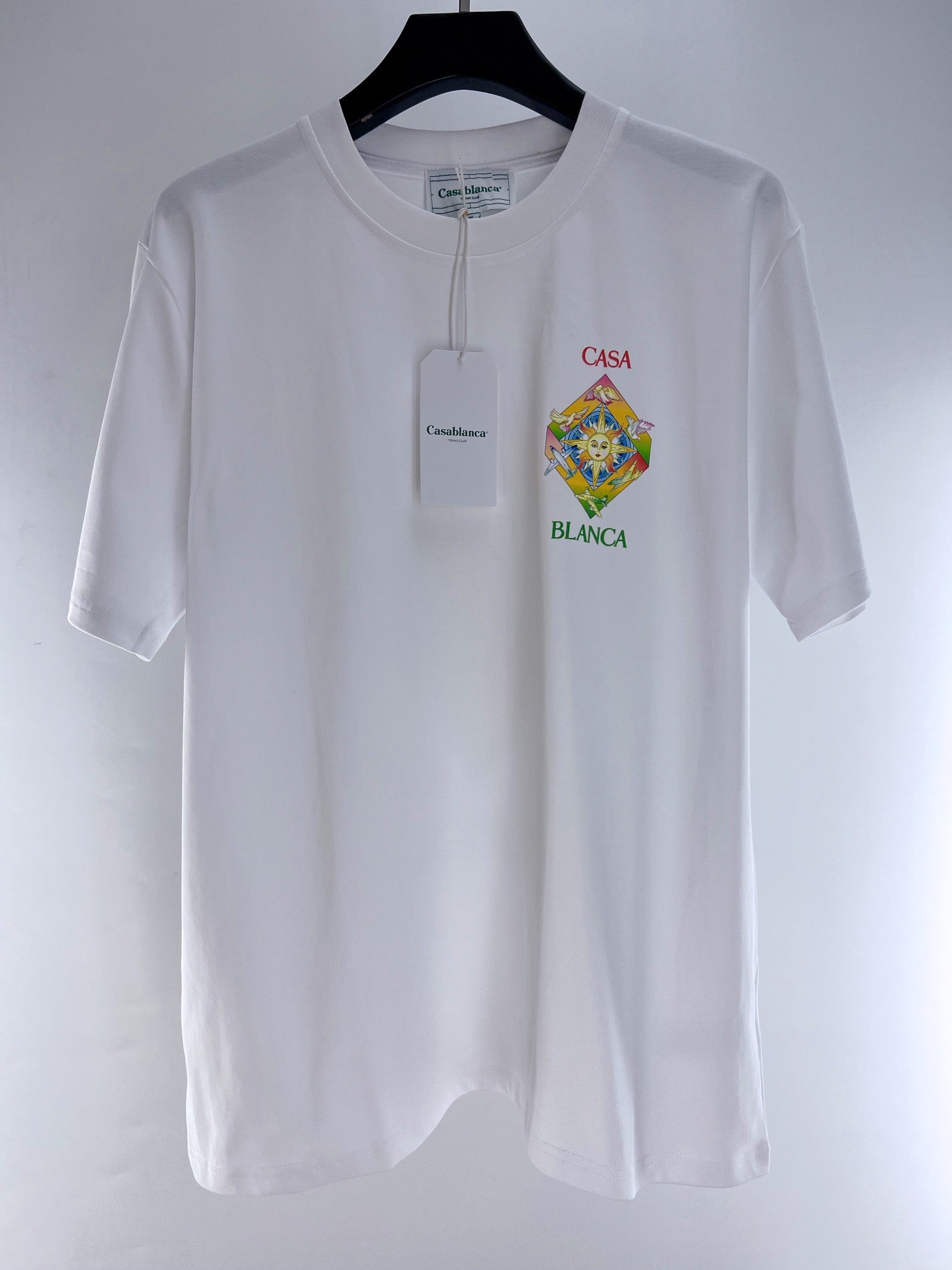 Blau-weißes T-Shirt