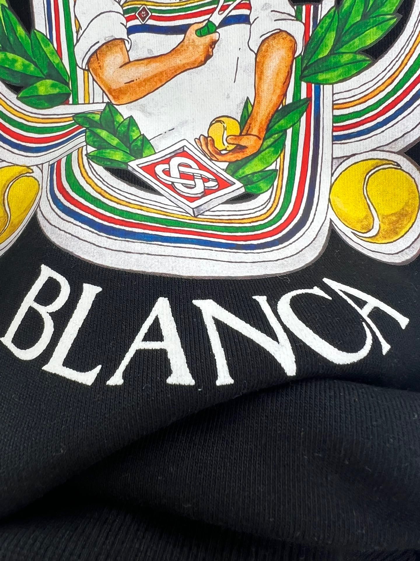 Schwarz-weißes Sweatshirt