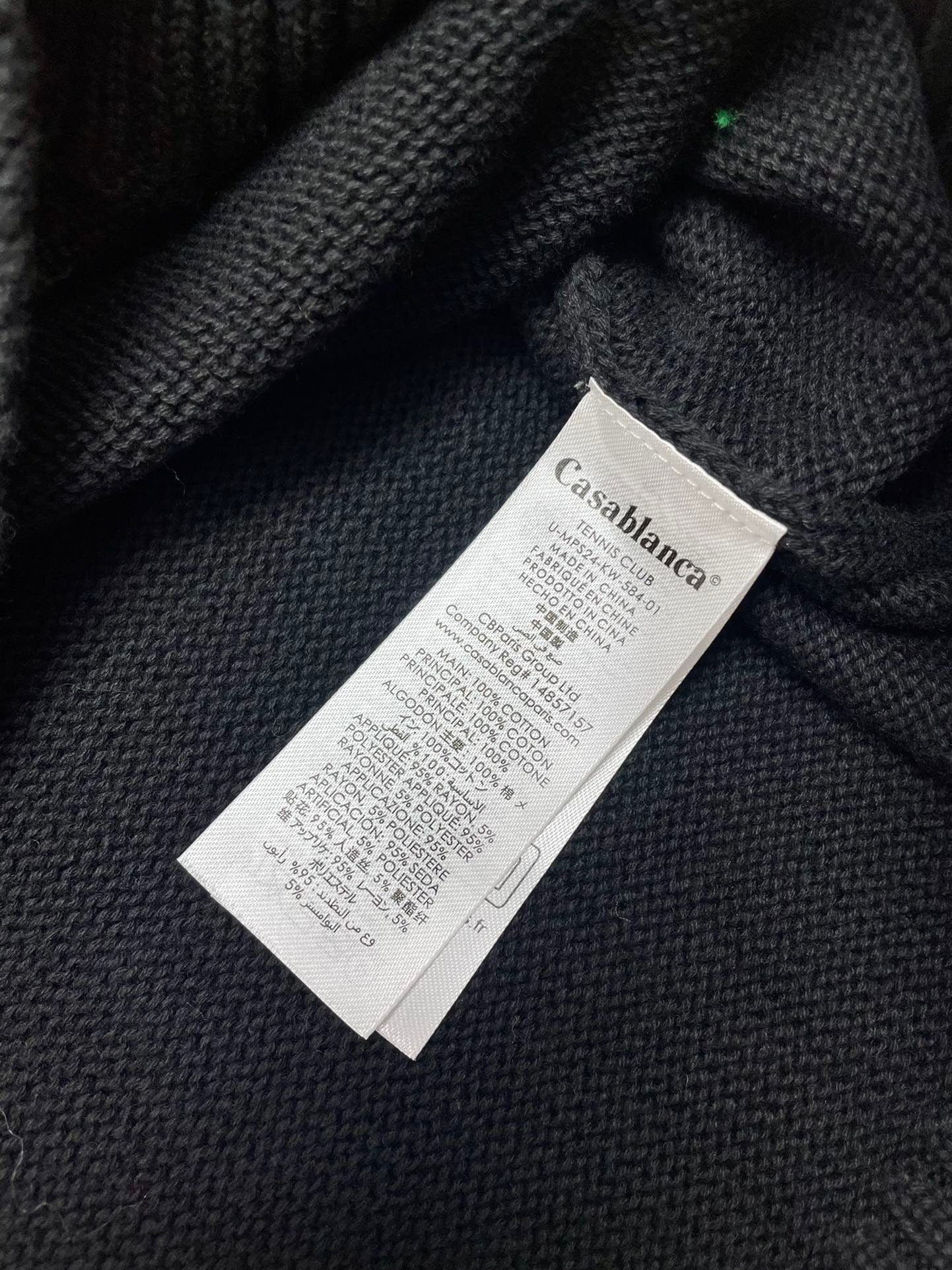 Schwarzes Sweatshirt