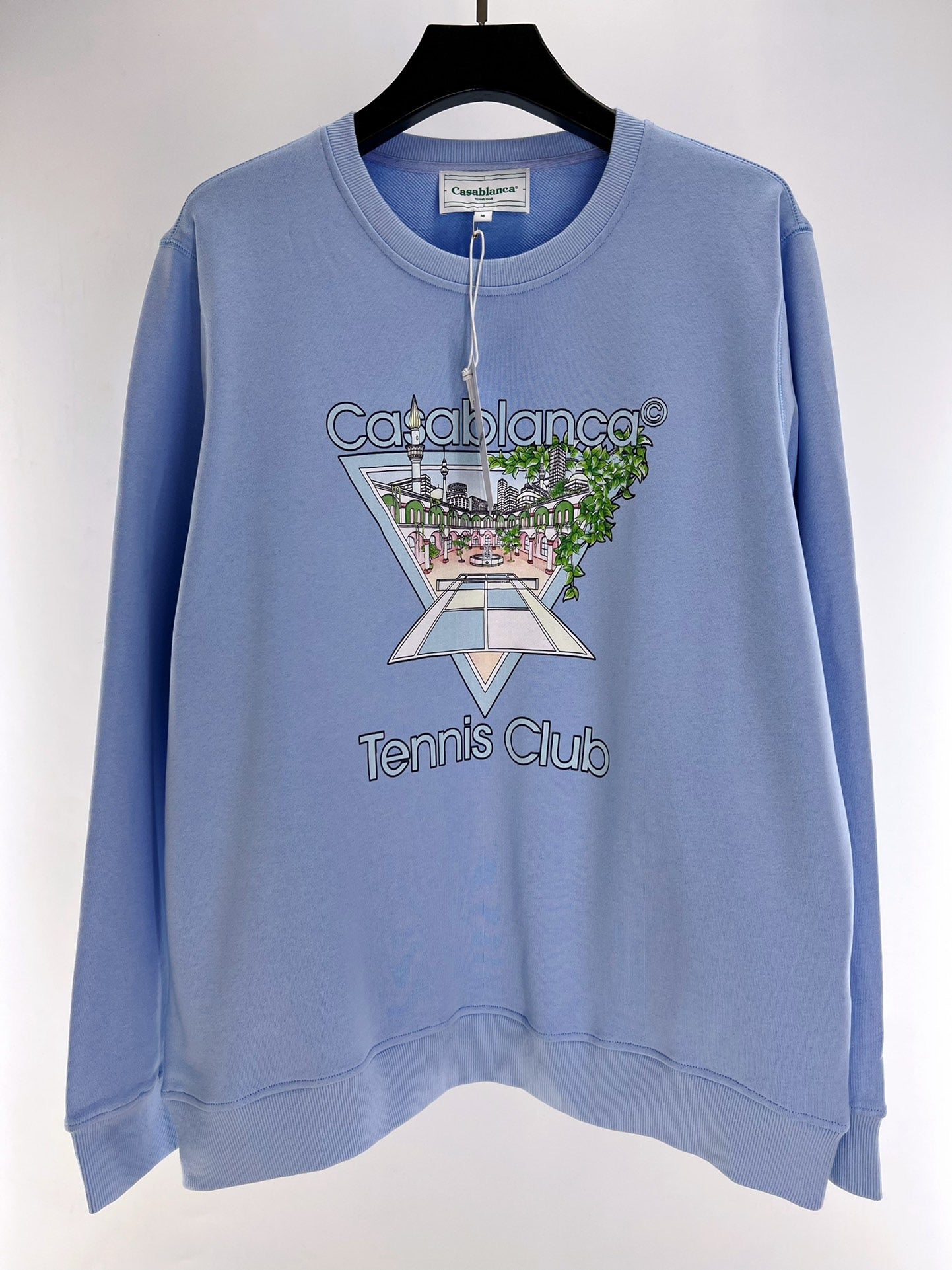 Himmelblaues Sweatshirt