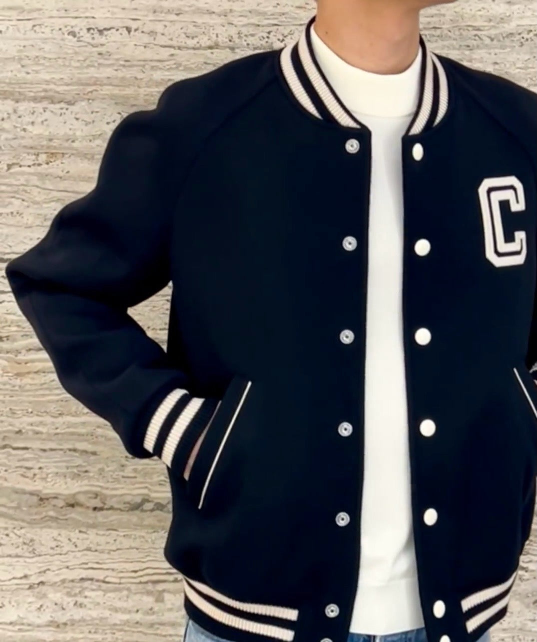 Black white Jacket - FashionHype.xyz
