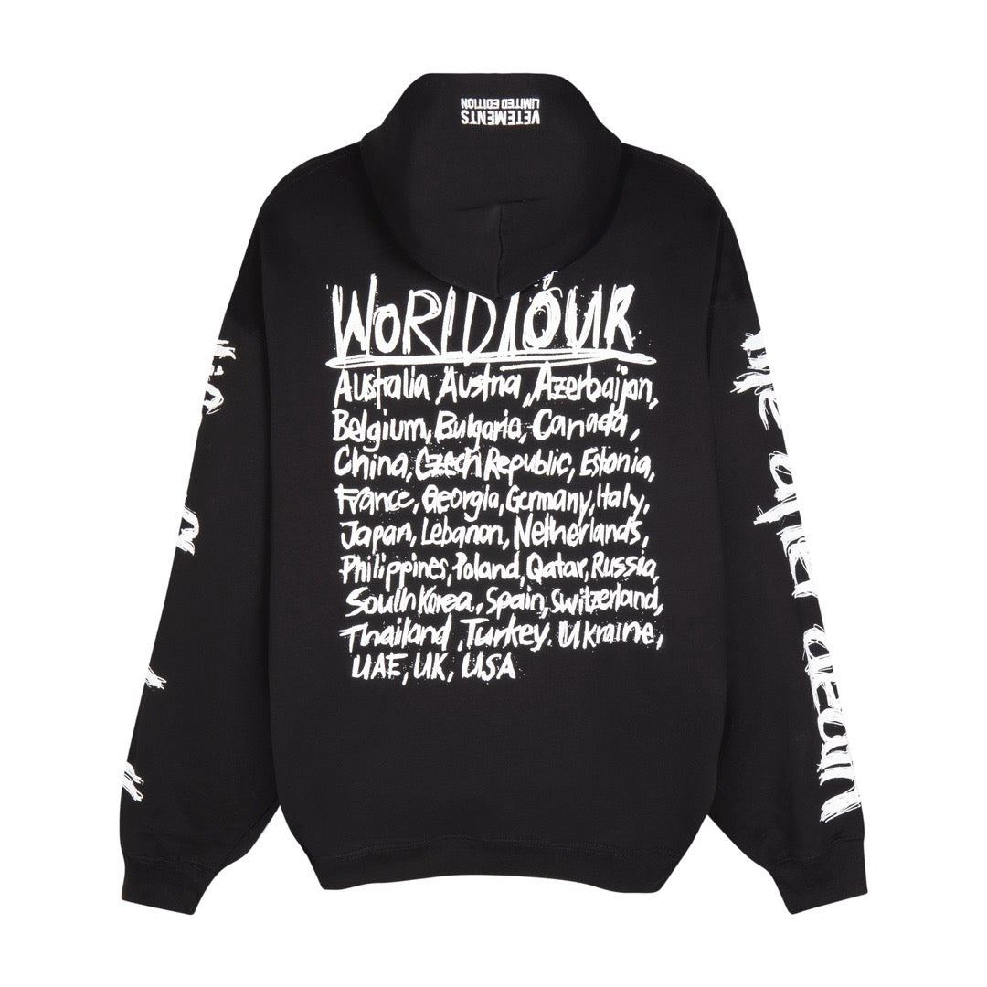 Schwarz-grauer Hoodie