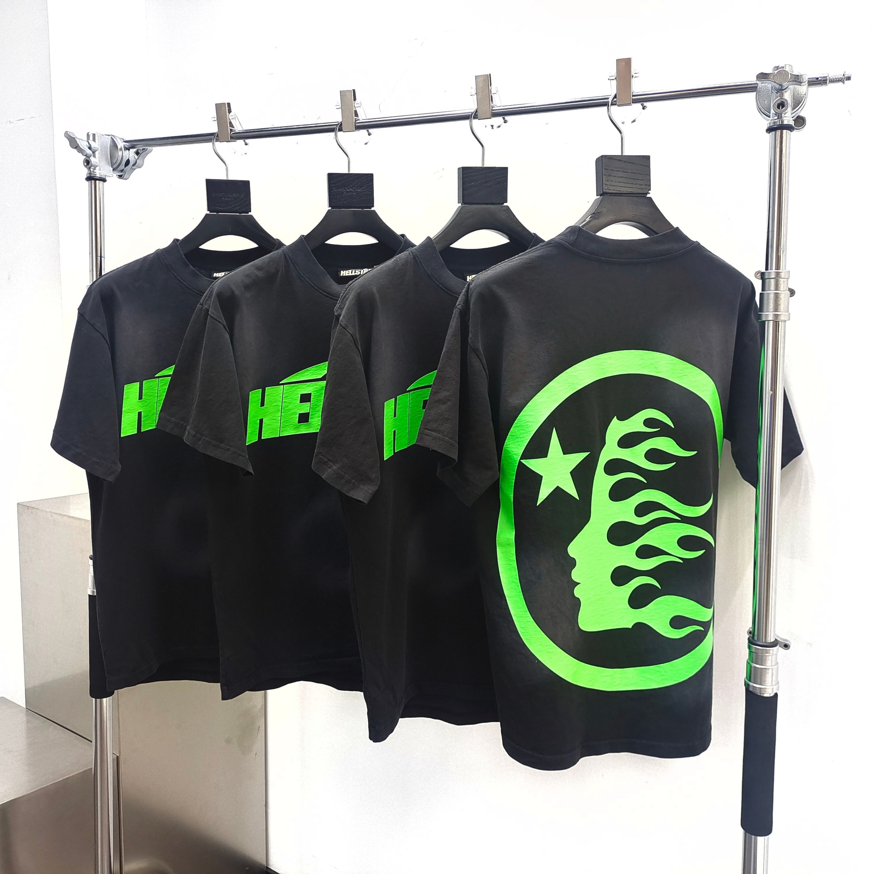 Black Green T-Shirt - FashionHype.xyz