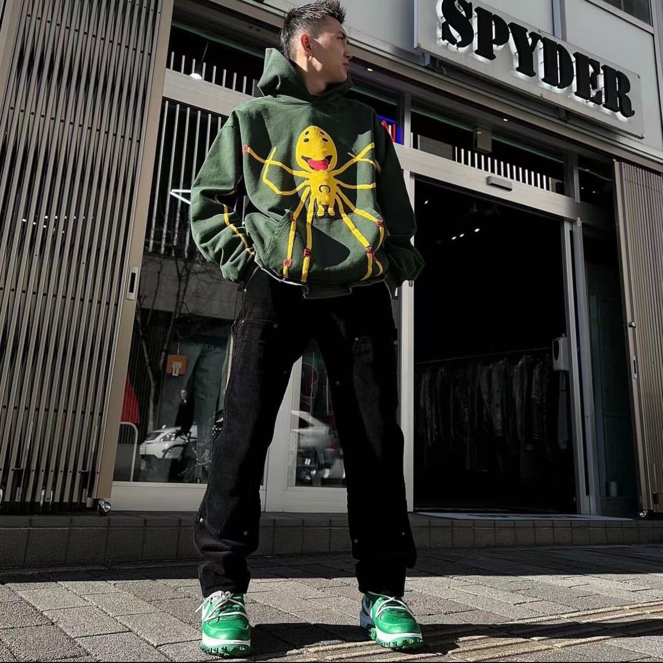 Grüner Hoodie