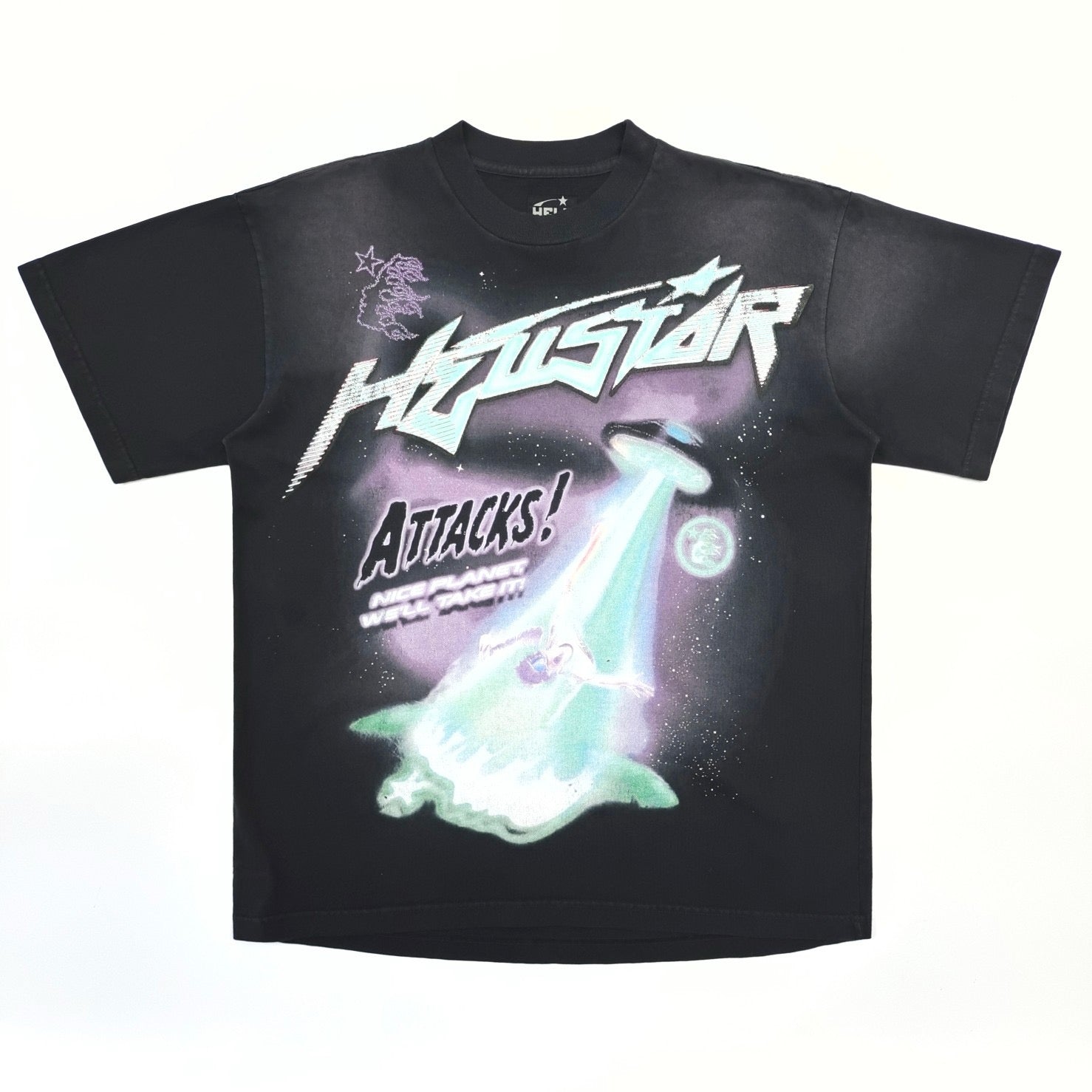 Dunkelschwarzes T-Shirt