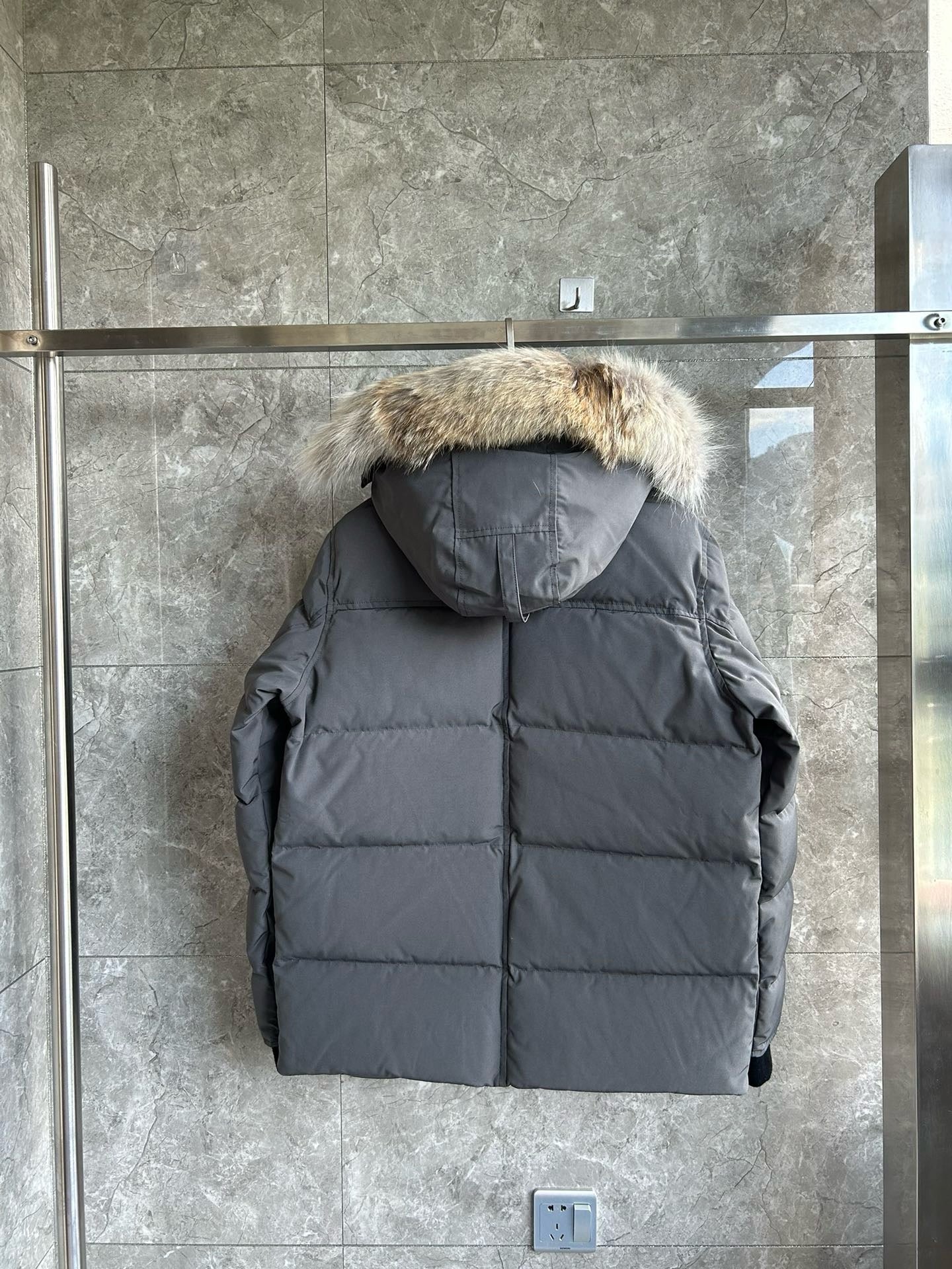 White, Grey, Blue and Black Jacket - FashionHype.xyz
