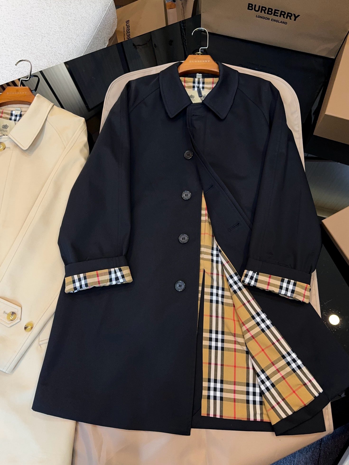 Mehrfarbige Jacke